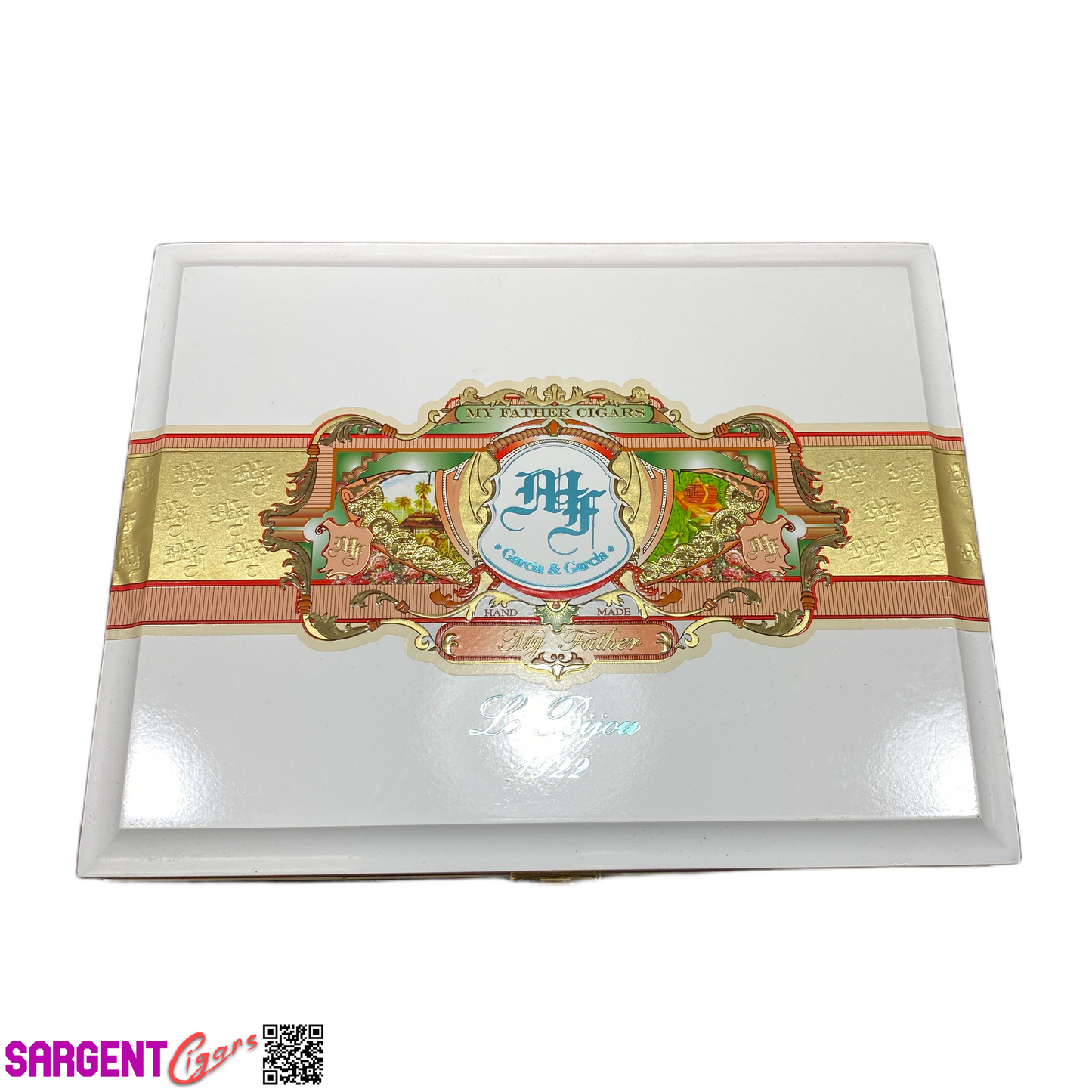 My Father Cigars Le Bijou 1922 Churchill Empty Wooden Cigar Box 10.25x8x2.5