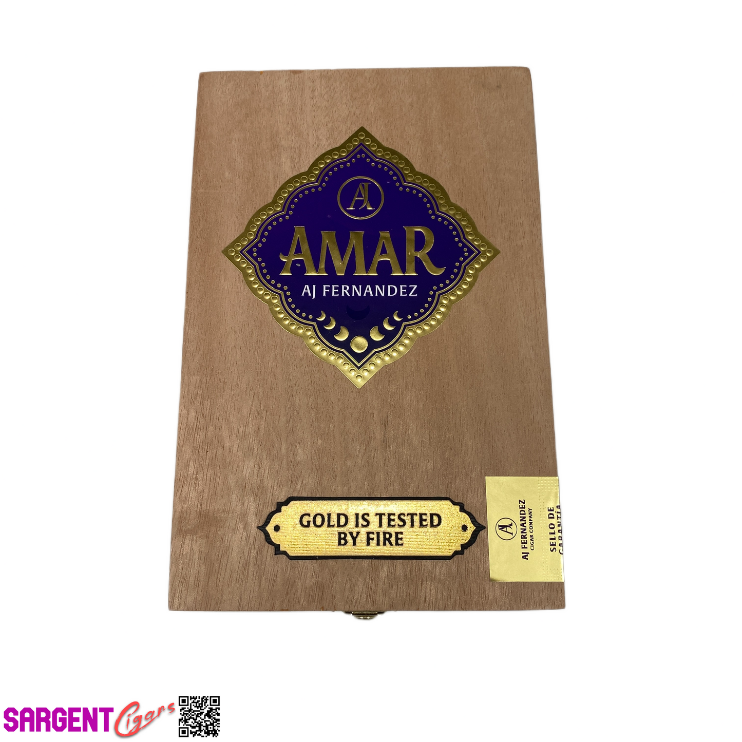 Aj Fernandez Amar Torito Empty Wooden Cigar Box 5x7.75x3.5