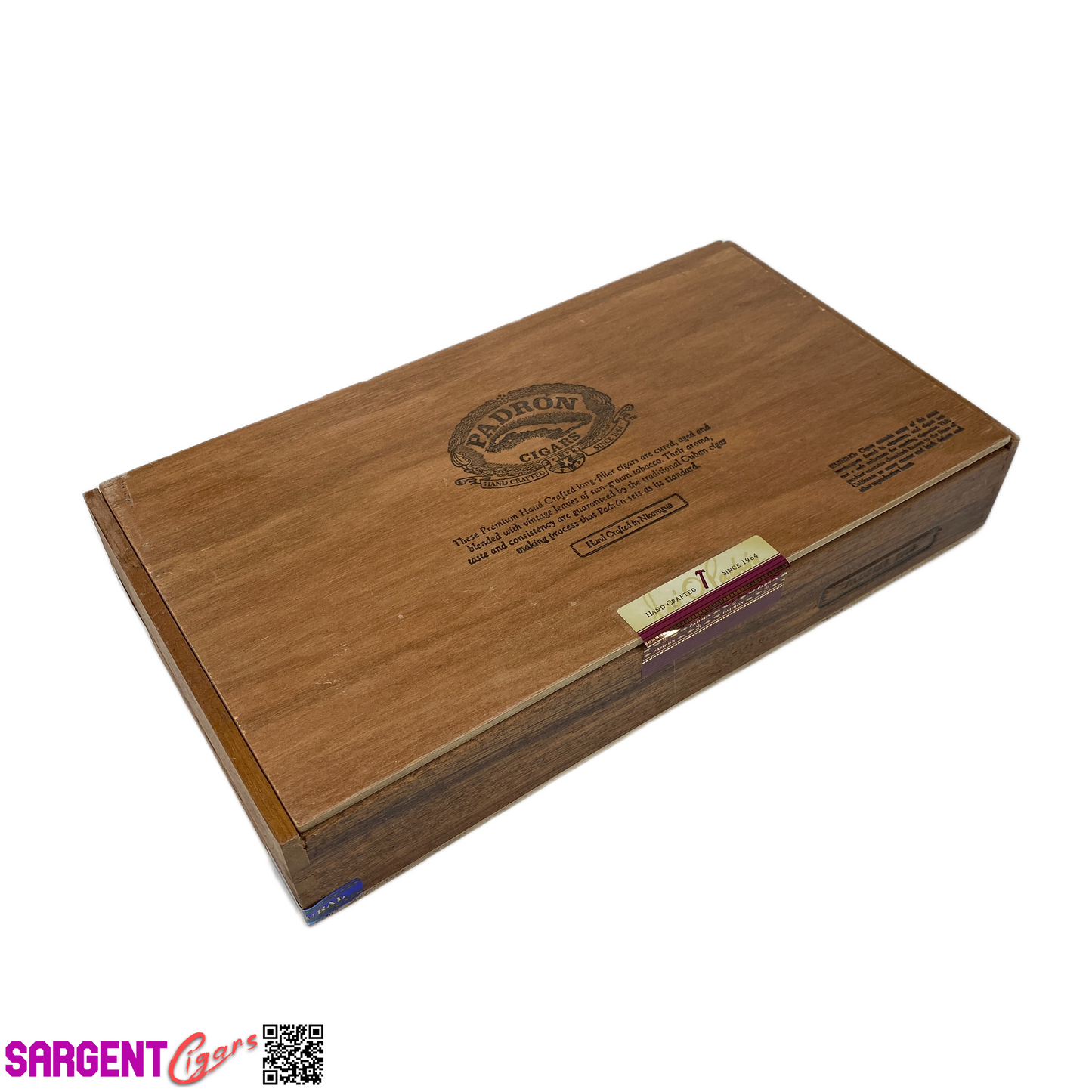 Padron 7000 Empty Wooden Cigar Box 12.5x7x2