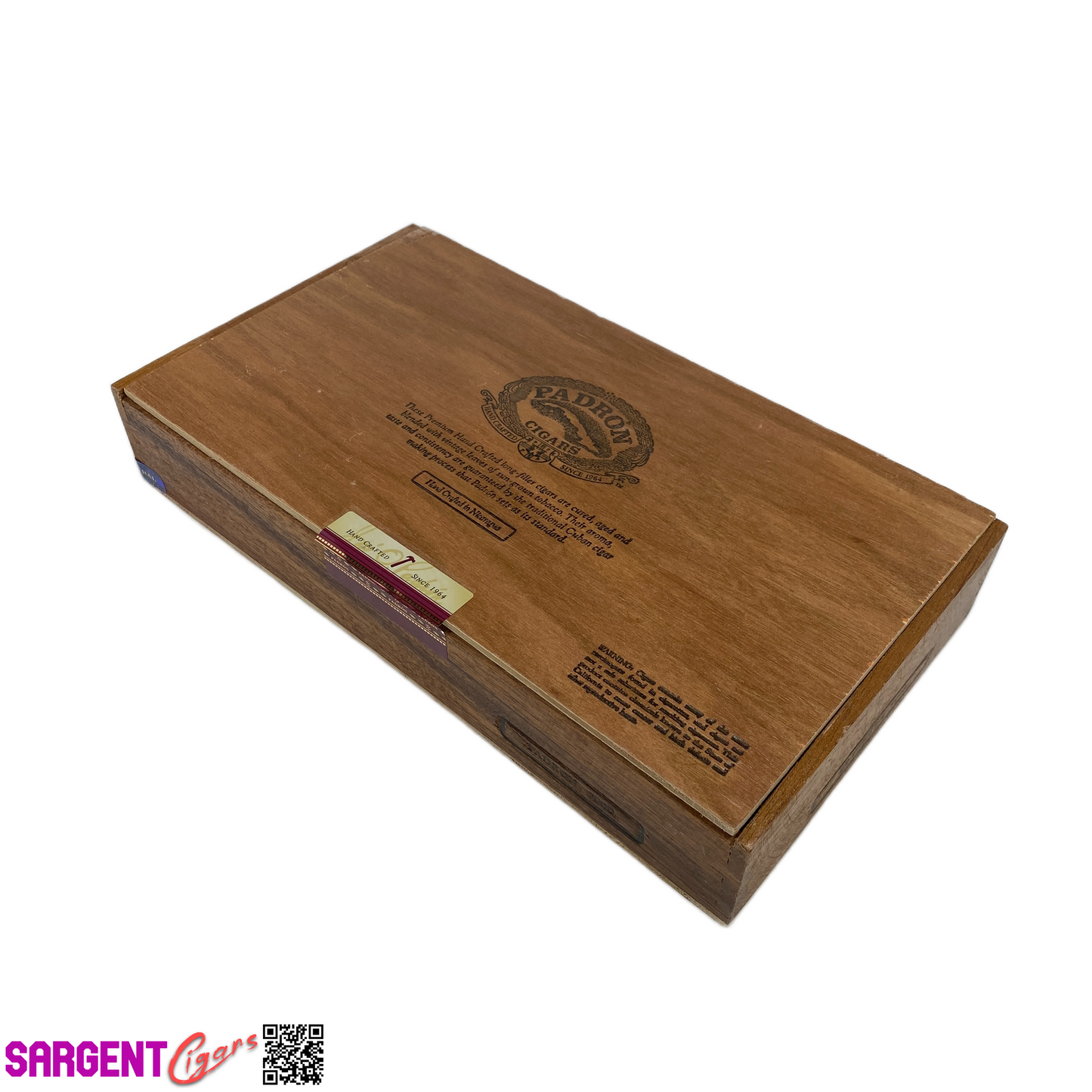 Padron 7000 Empty Wooden Cigar Box 12.5x7x2