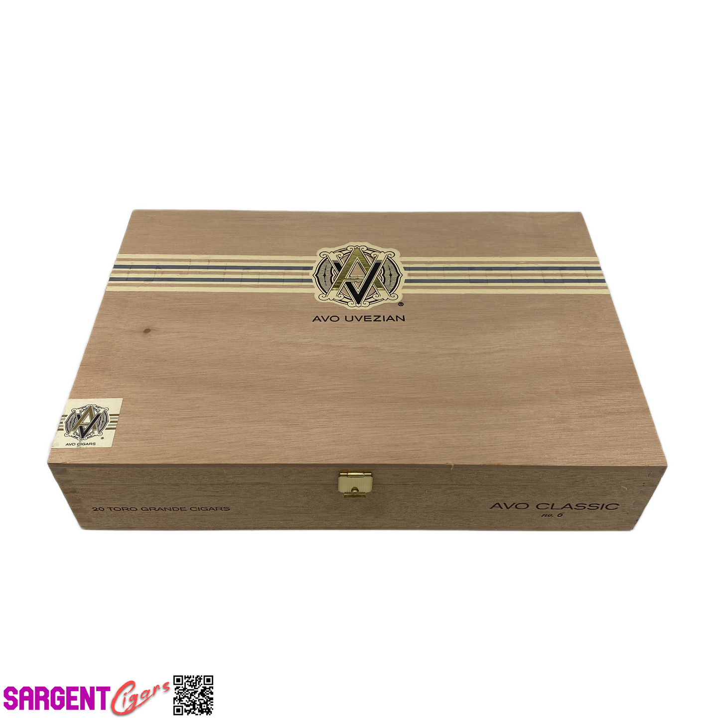Avo Classic No6 Empty Wooden Cigar Box 10.25x7x2.25
