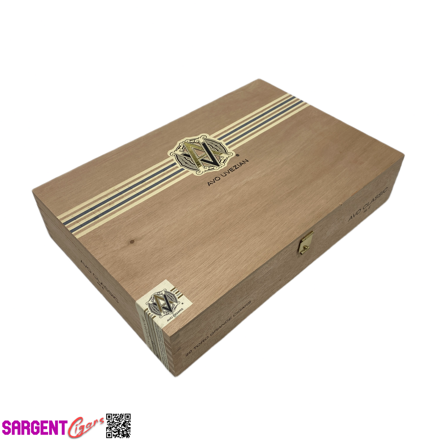 Avo Classic No6 Empty Wooden Cigar Box 10.25x7x2.25