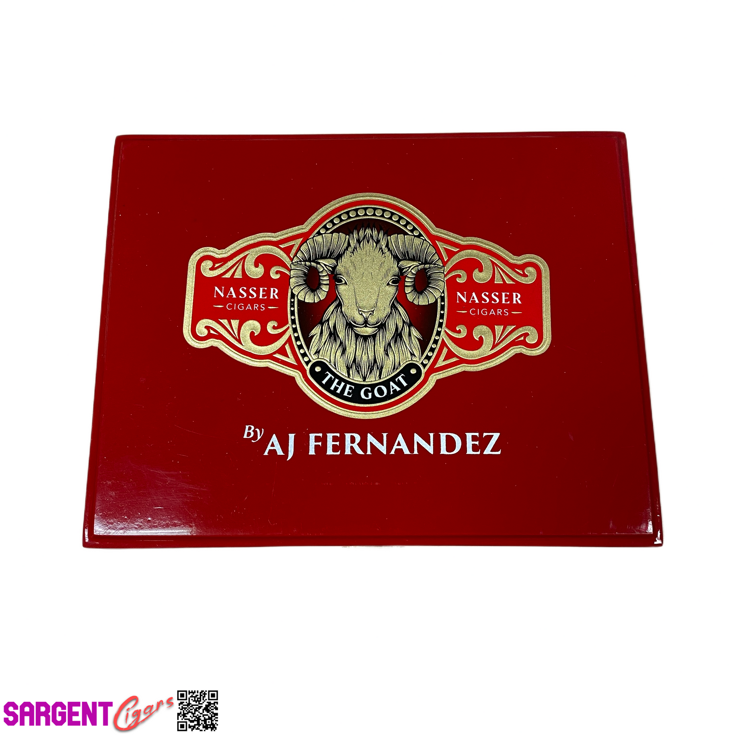 Nasser The Goat Toro Empty Wooden Cigar Box 9x7x2