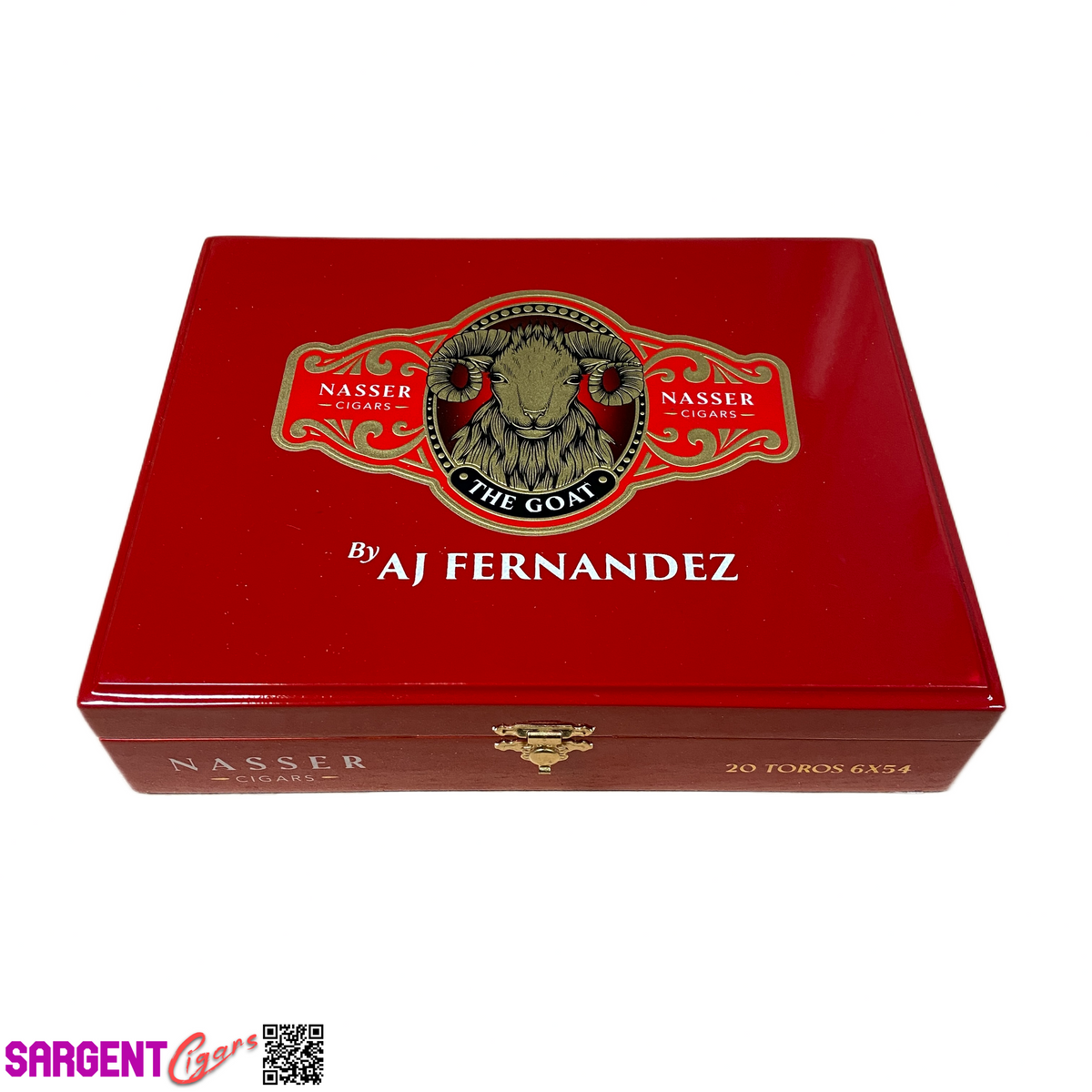 Nasser The Goat Toro Empty Wooden Cigar Box 9x7x2