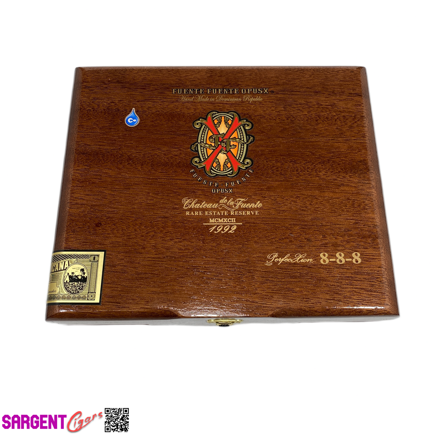 Arturo Fuente Opus X 888 Empty Wooden Cigar Box 9.5x8.25x2