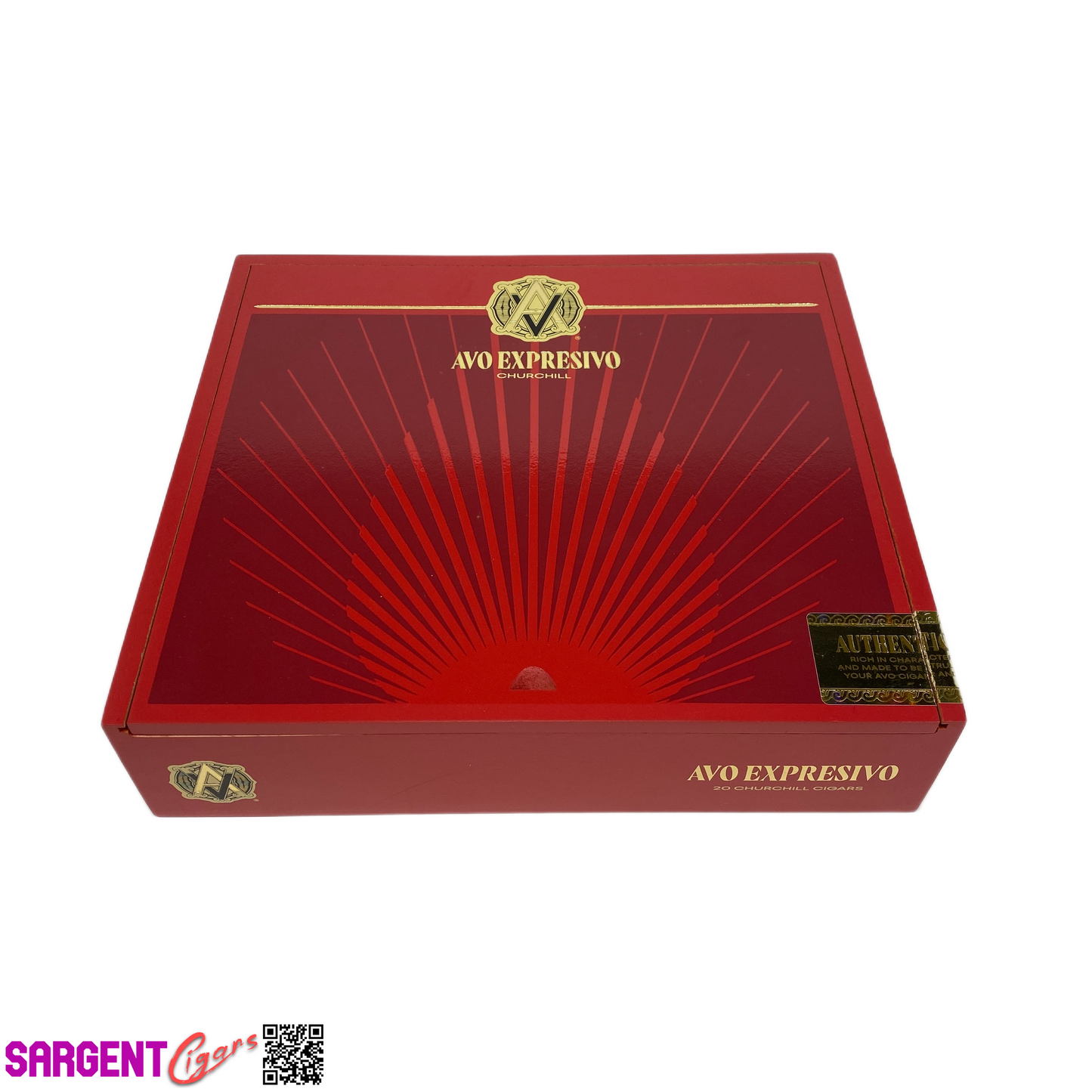 Avo Expresivo Churchill Empty Wooden Cigar Box 9x8x2