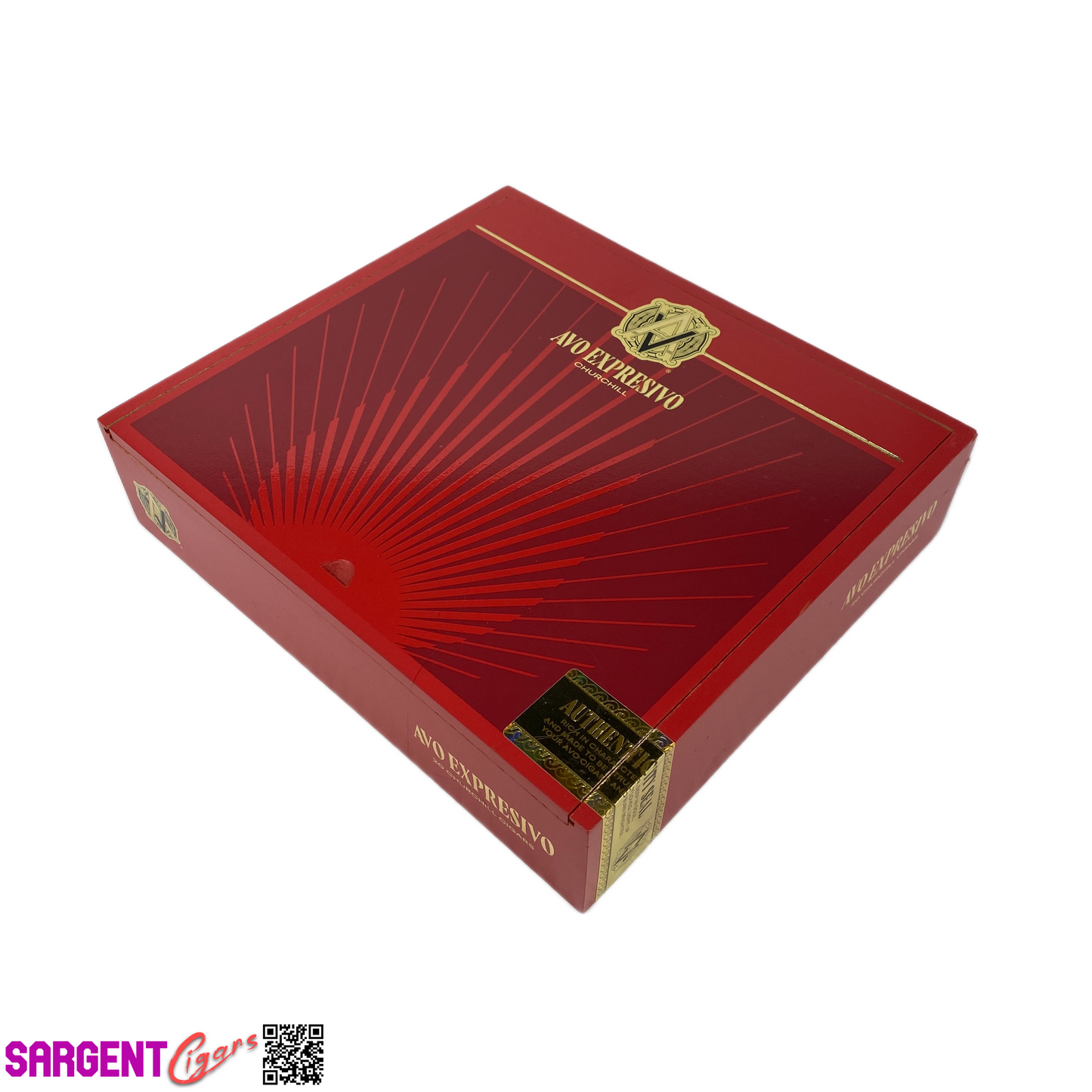 Avo Expresivo Churchill Empty Wooden Cigar Box 9x8x2