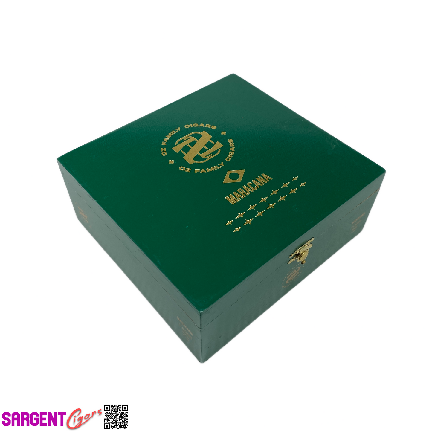 Ozgener Maracana Gordo Empty Wooden Cigar Box 7.5x7x3