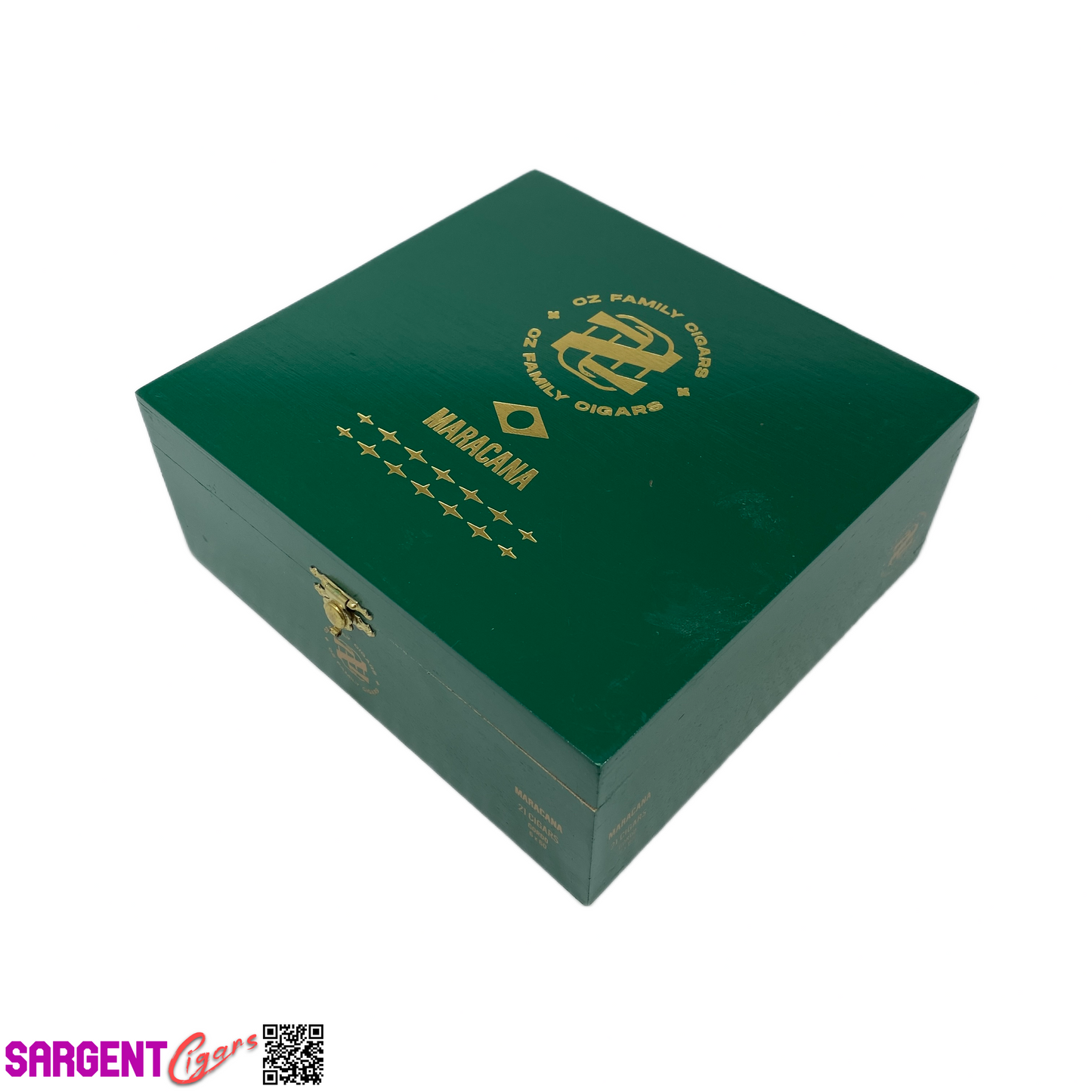 Ozgener Maracana Gordo Empty Wooden Cigar Box 7.5x7x3