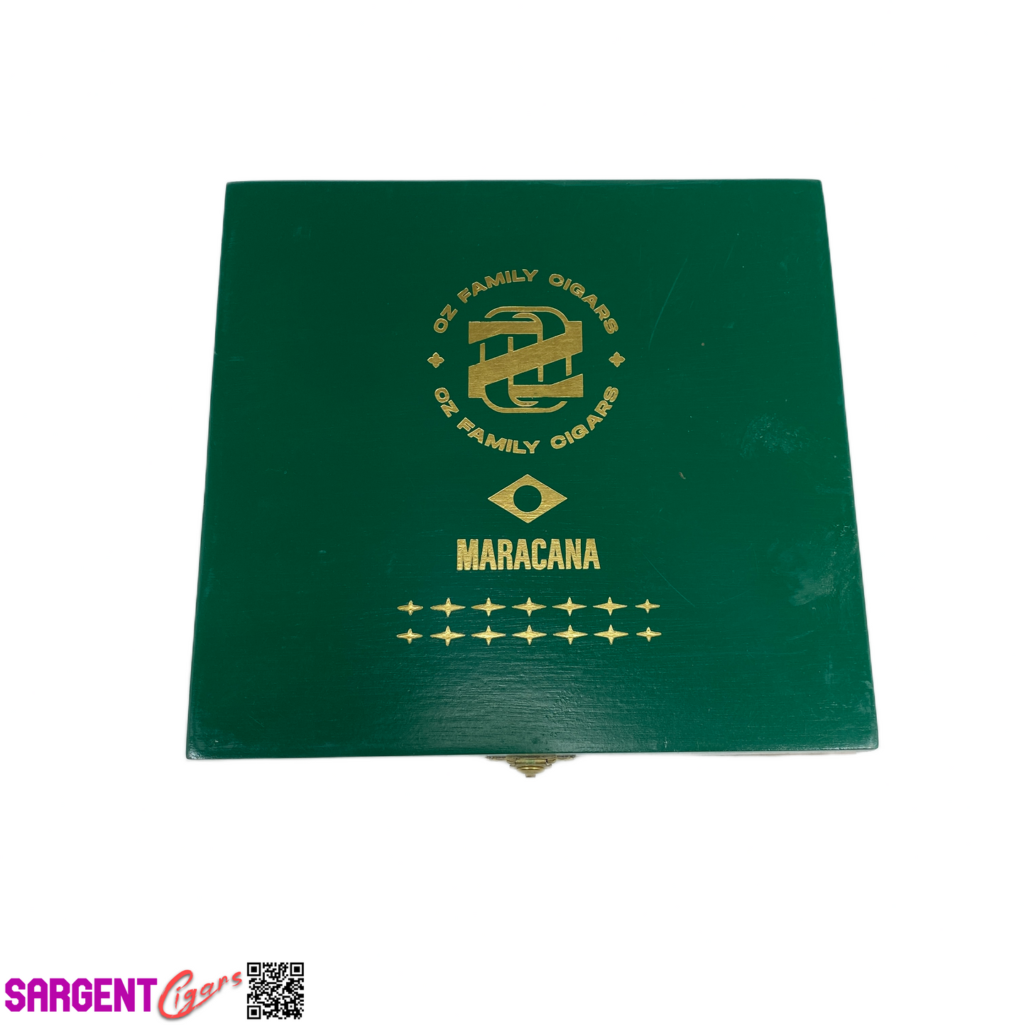 Ozgener Maracana Gordo Empty Wooden Cigar Box 7.5x7x3