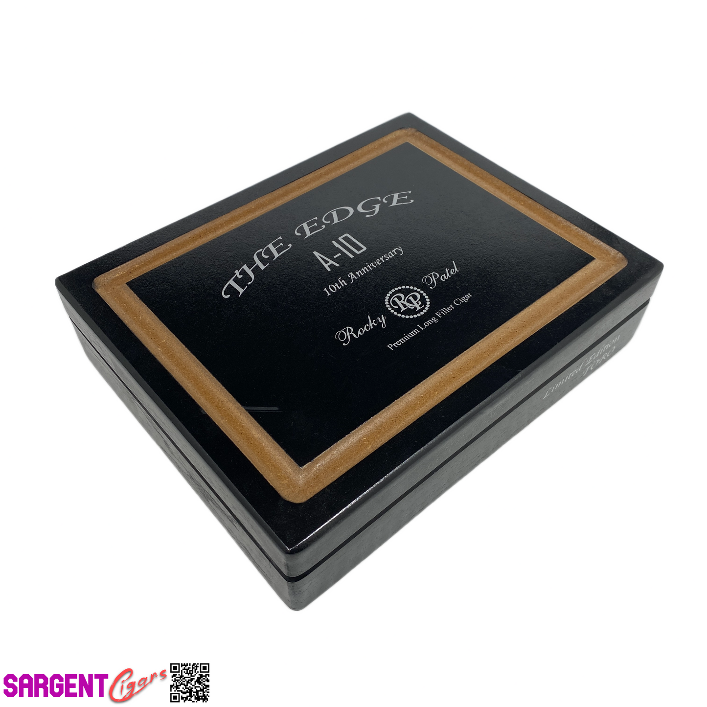 Rocky Patel Edge A10 Toro Empty Wooden Cigar Box 9.5x7.5x2.25