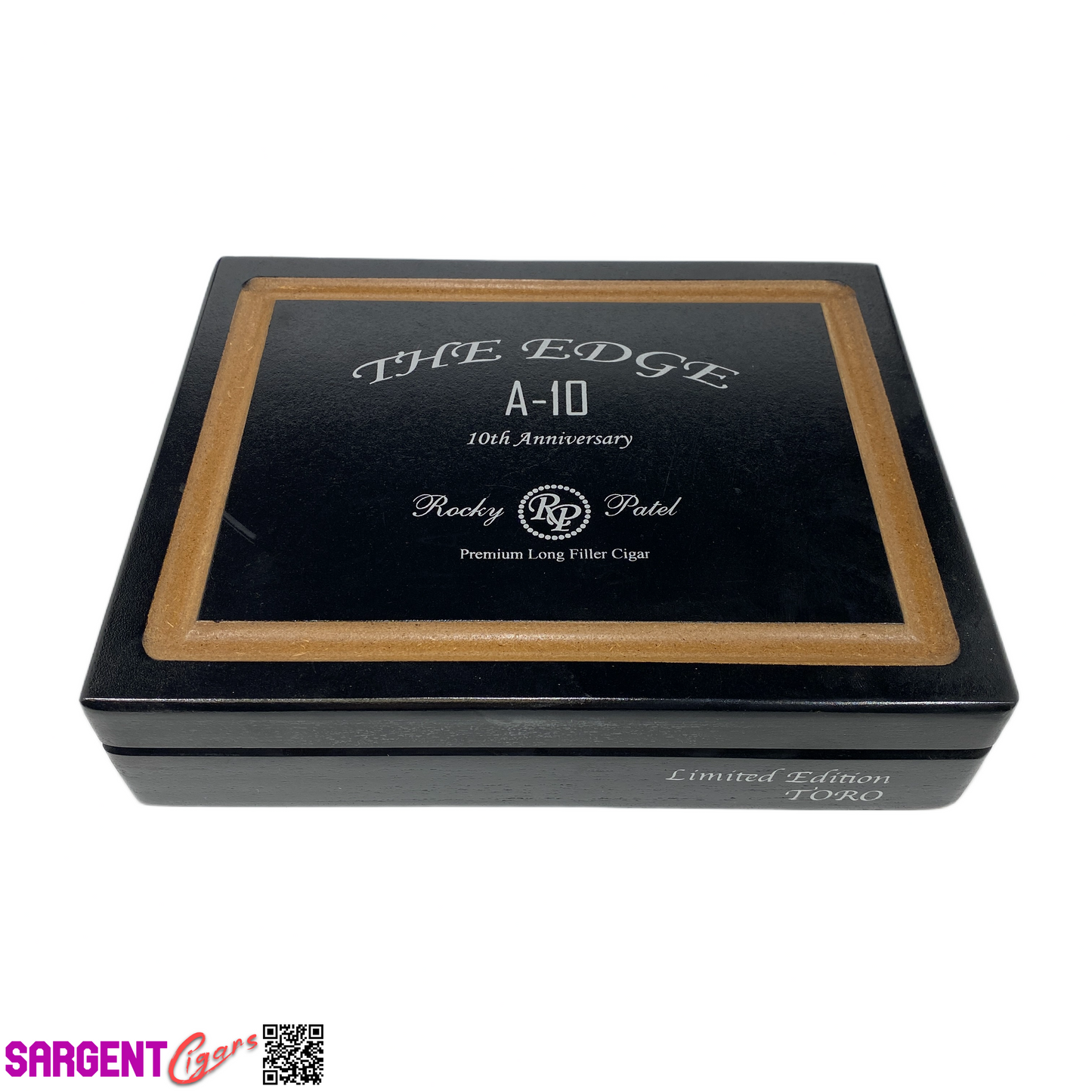 Rocky Patel Edge A10 Toro Empty Wooden Cigar Box 9.5x7.5x2.25