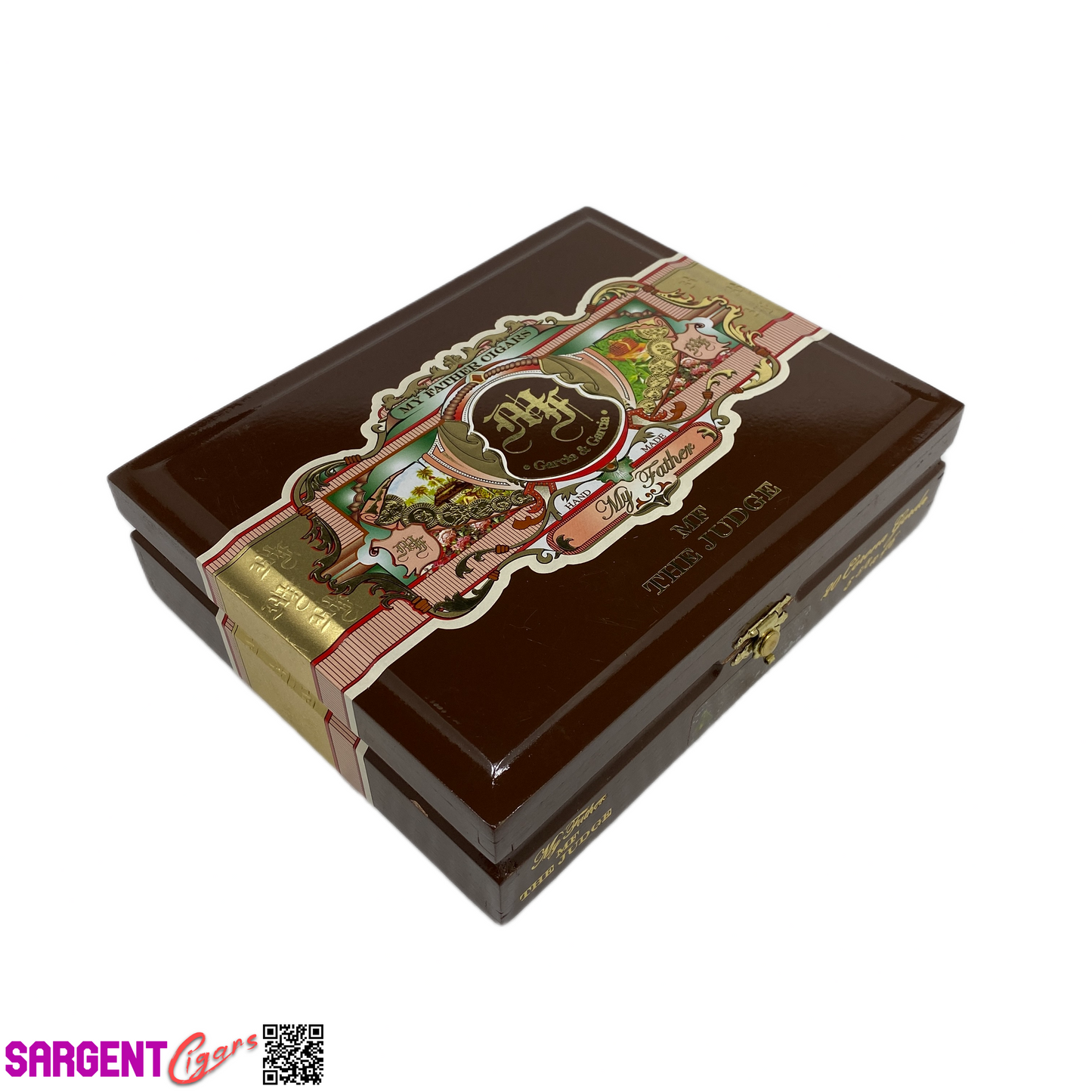 My Father Cigars The Judge Corona Gorda Empty Wooden Cigar Box 8.25x6.5x2.25 (1)
