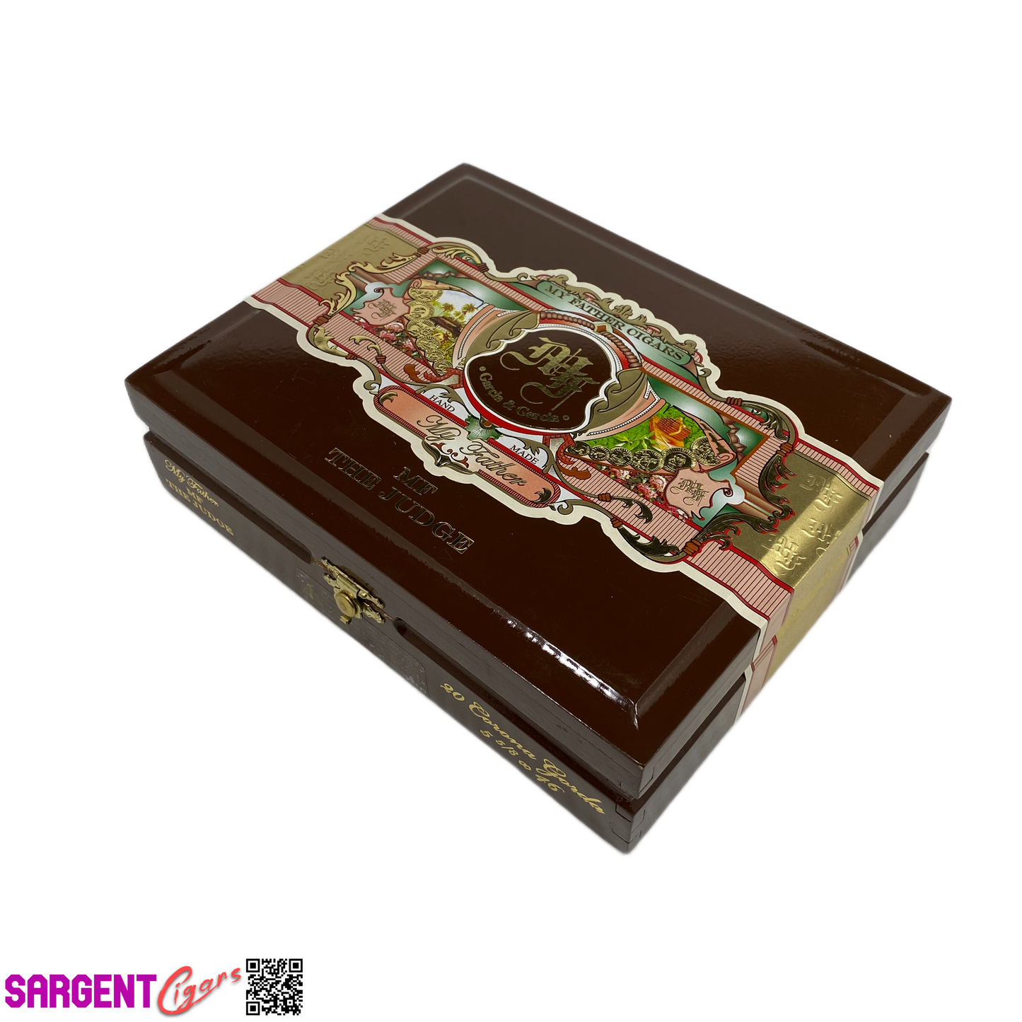 My Father Cigars The Judge Corona Gorda Empty Wooden Cigar Box 8.25x6.5x2.25 (1)