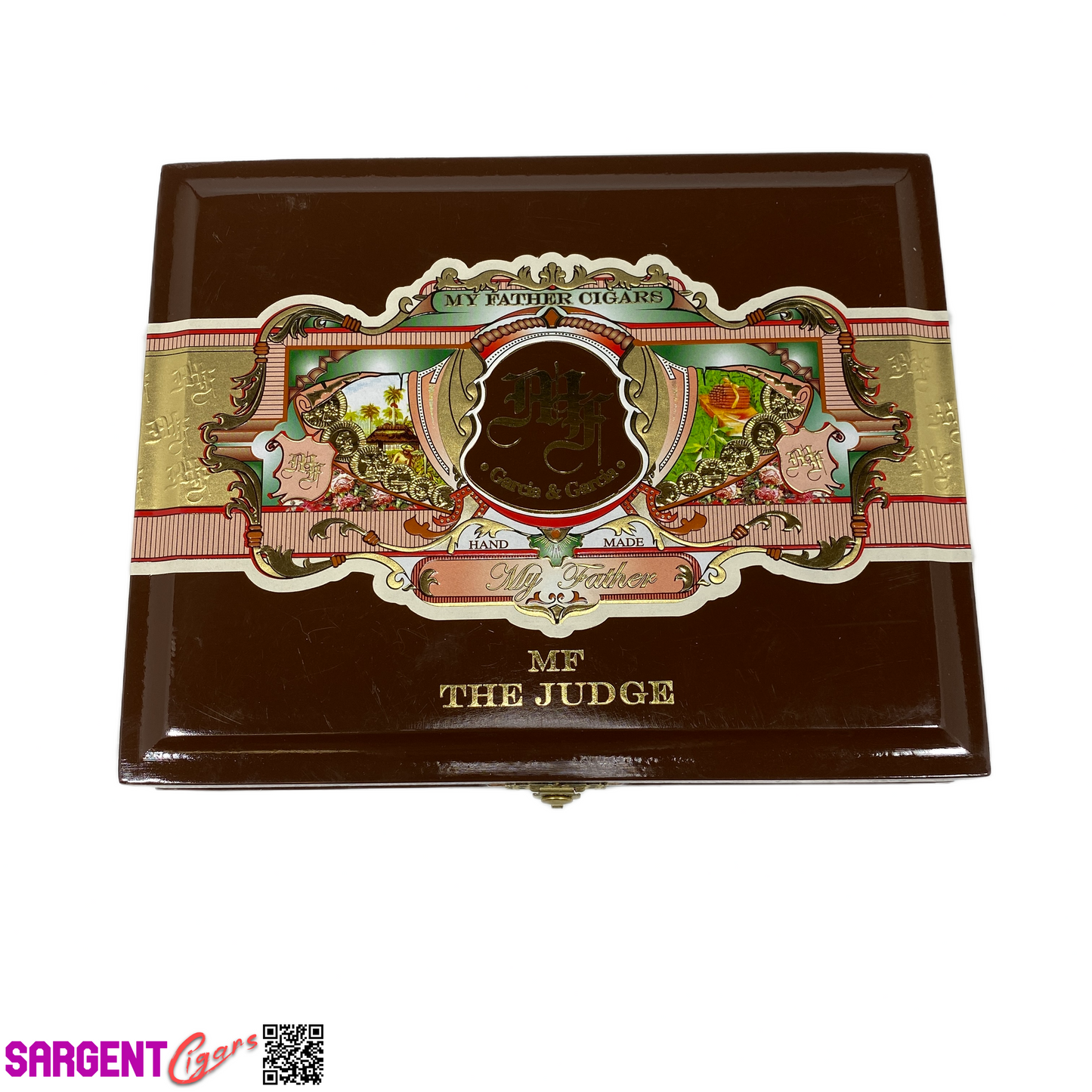 My Father Cigars The Judge Corona Gorda Empty Wooden Cigar Box 8.25x6.5x2.25 (1)