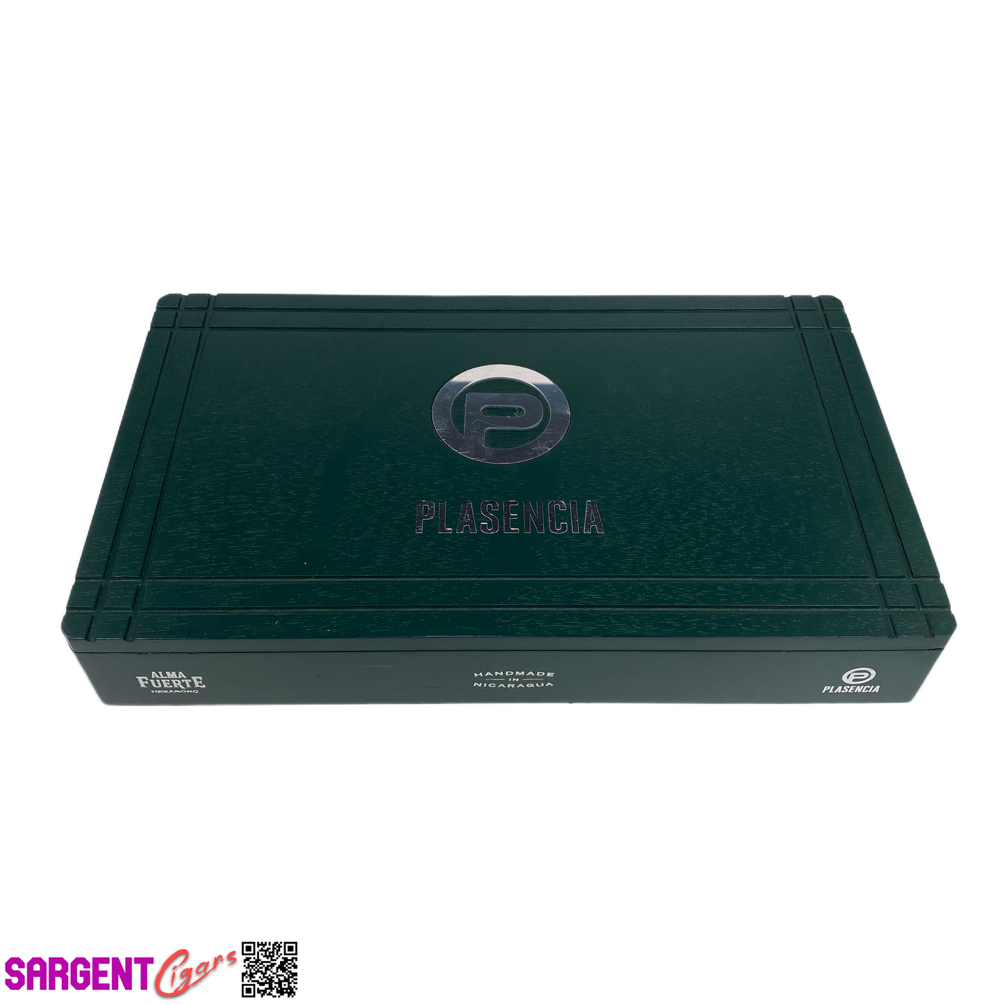 Plasencia Hexagono Sixto Tubos Empty Wooden Cigar Box 12.5x7.5x2