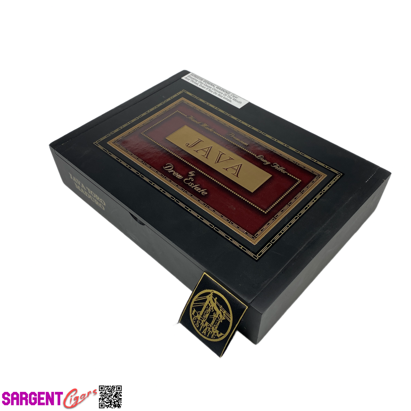 Java Maduro Toro Empty Wooden Cigar Box 10x7.25x2