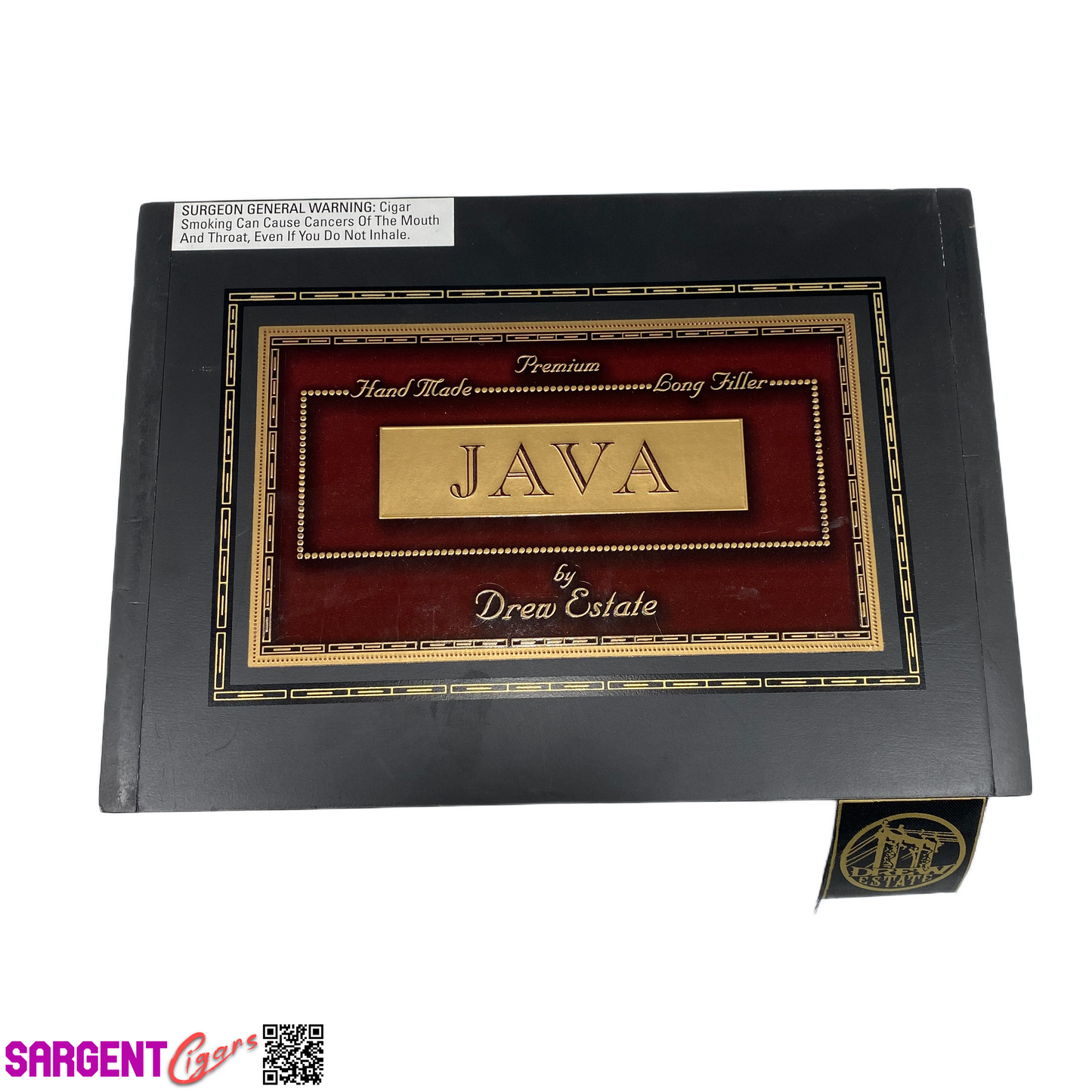 Java Maduro Toro Empty Wooden Cigar Box 10x7.25x2
