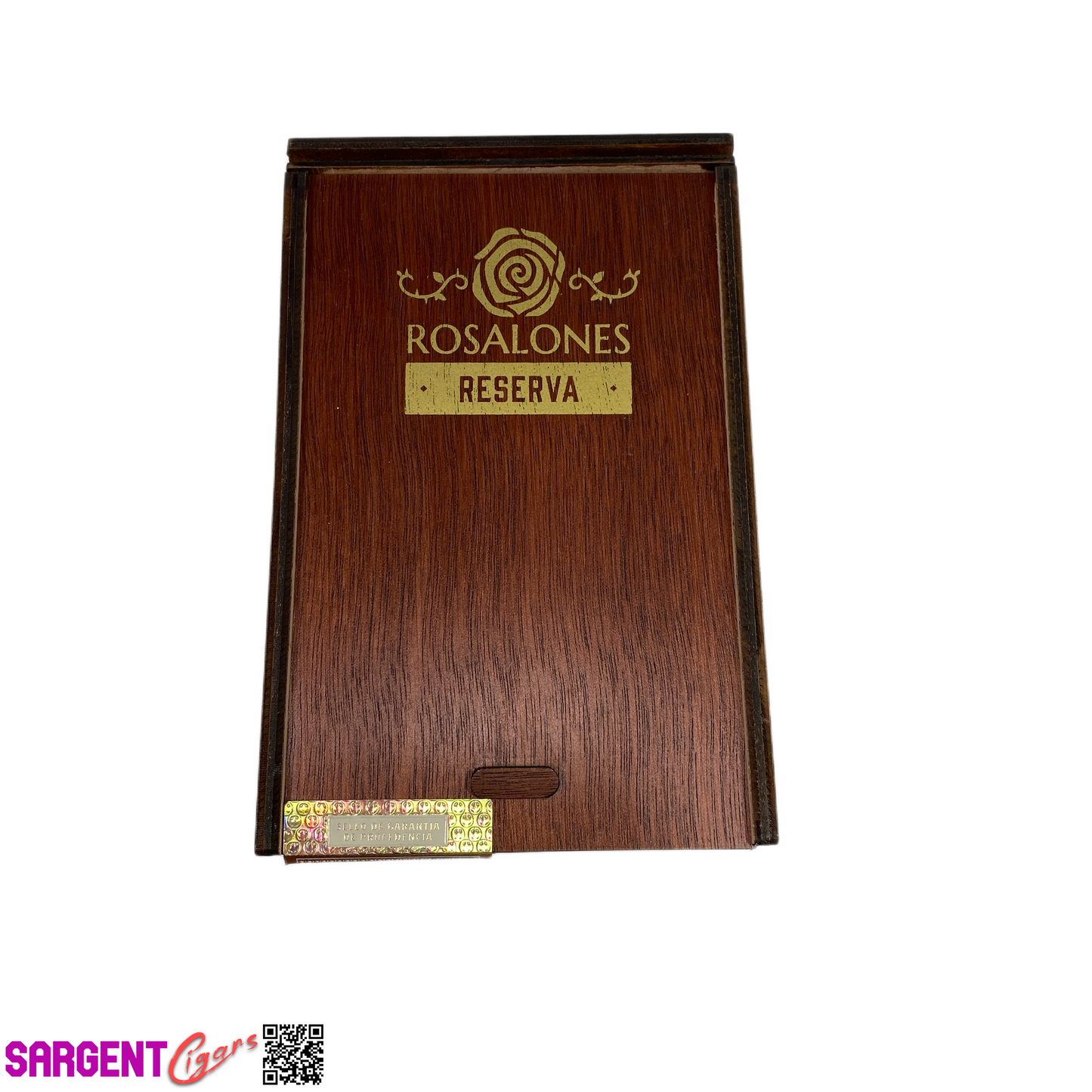 Rosalones Reserva RR650 Empty Wooden Cigar Box 4.5x7x3.5