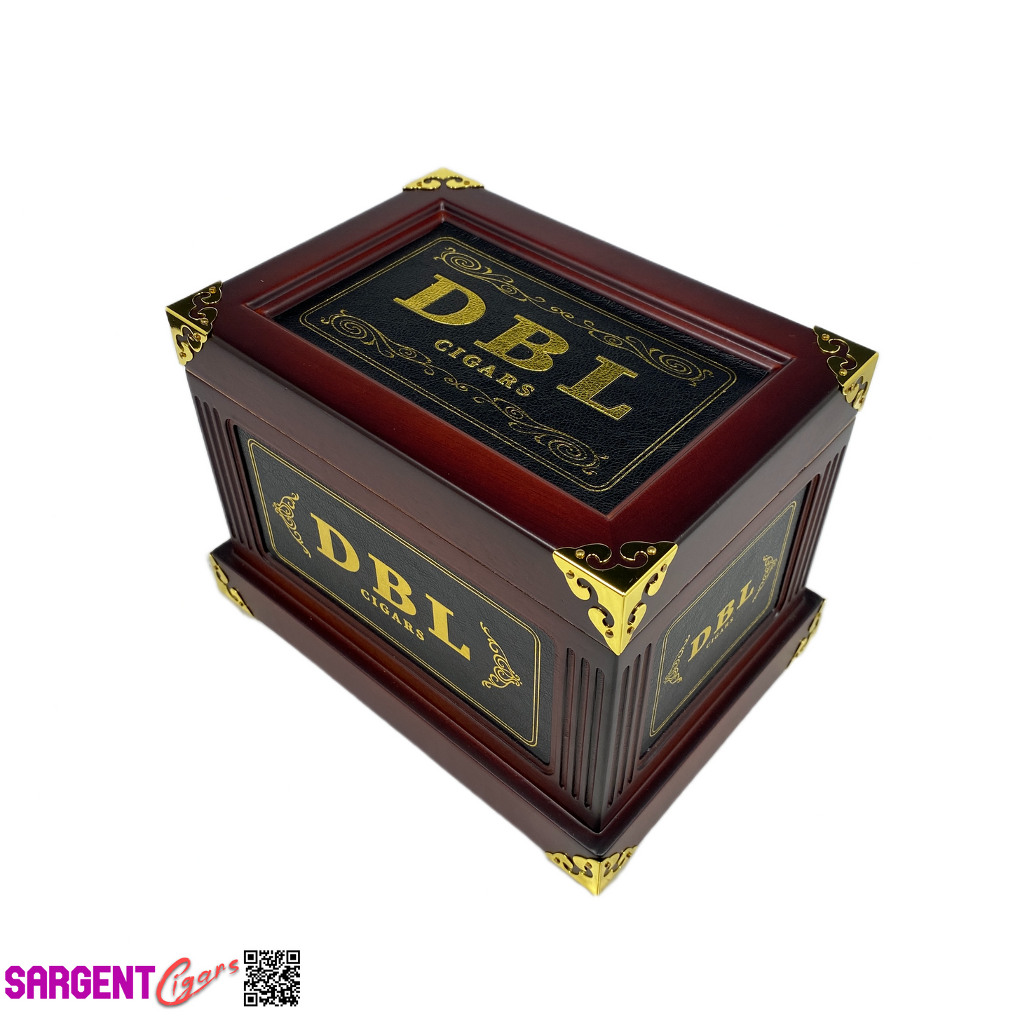DBL Chengo Claro Empty Wooden Cigar Box 7.75x5x5.5