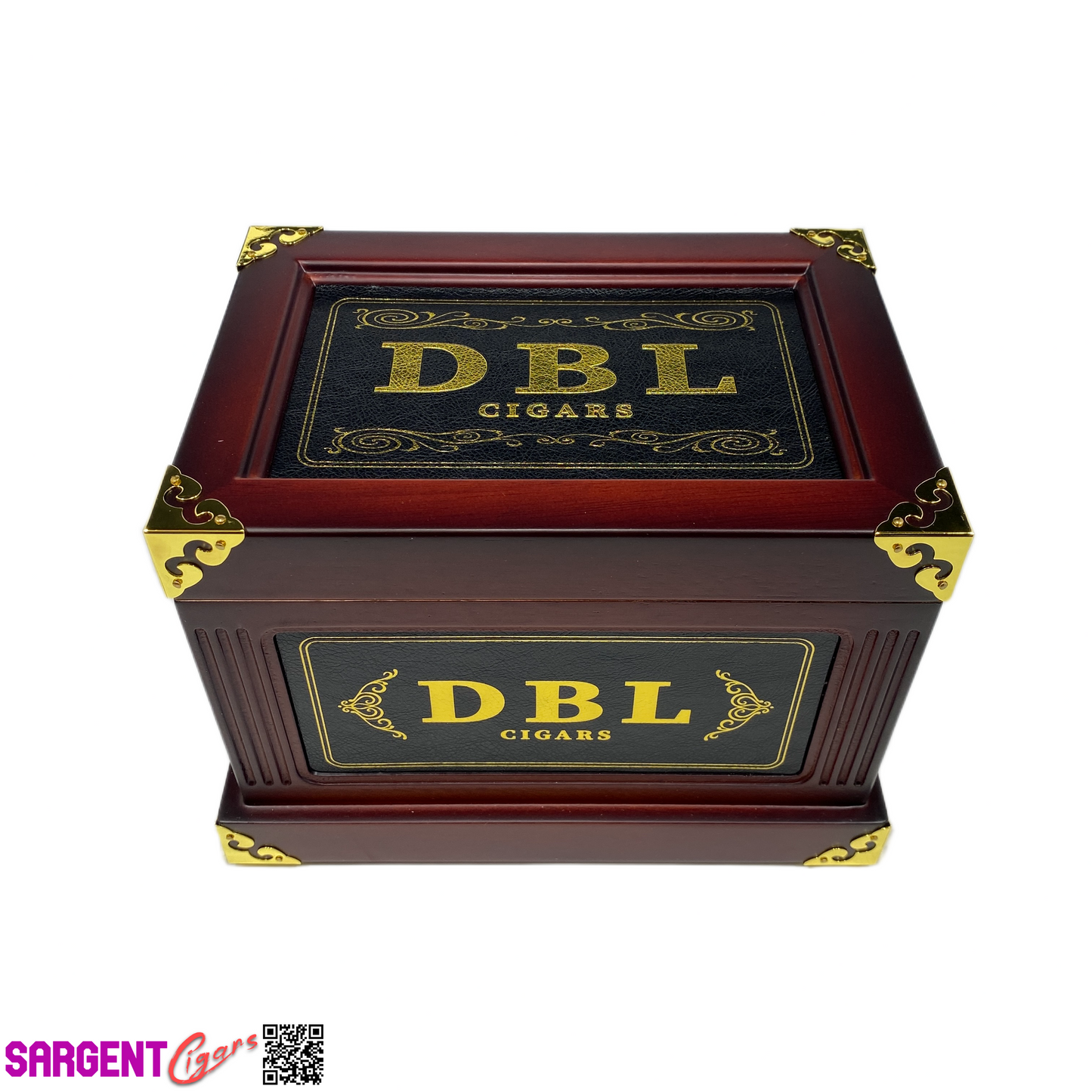 DBL Chengo Claro Empty Wooden Cigar Box 7.75x5x5.5