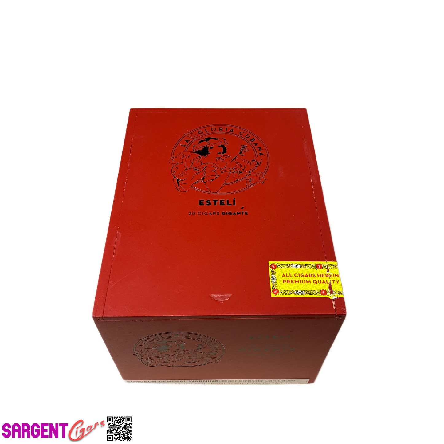 La Gloria Esteli Gigante Empty Wooden Cigar Box 5.5x6.75x4.5