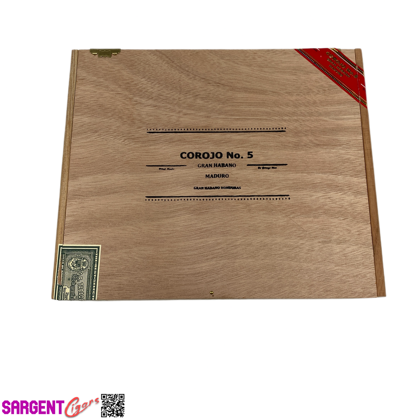 Gran Hab No5 Triumph Empty Wooden Cigar Box 10x8x2.25