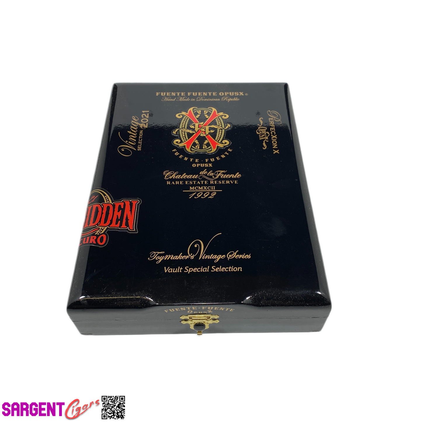 Arturo Fuente Opus X Forbidden Perfection X Empty Wooden Cigar Box 6.5x9x2