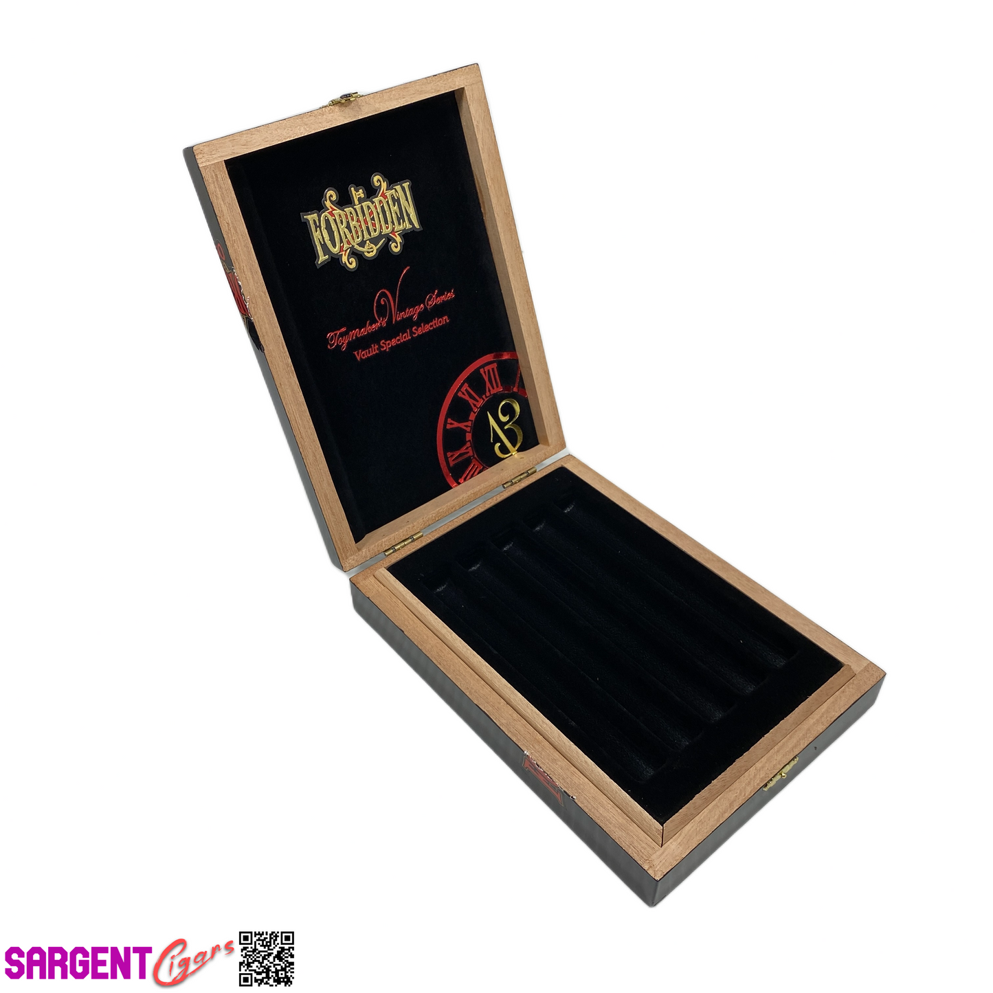 Arturo Fuente Opus X Forbidden Perfection X Empty Wooden Cigar Box 6.5x9x2