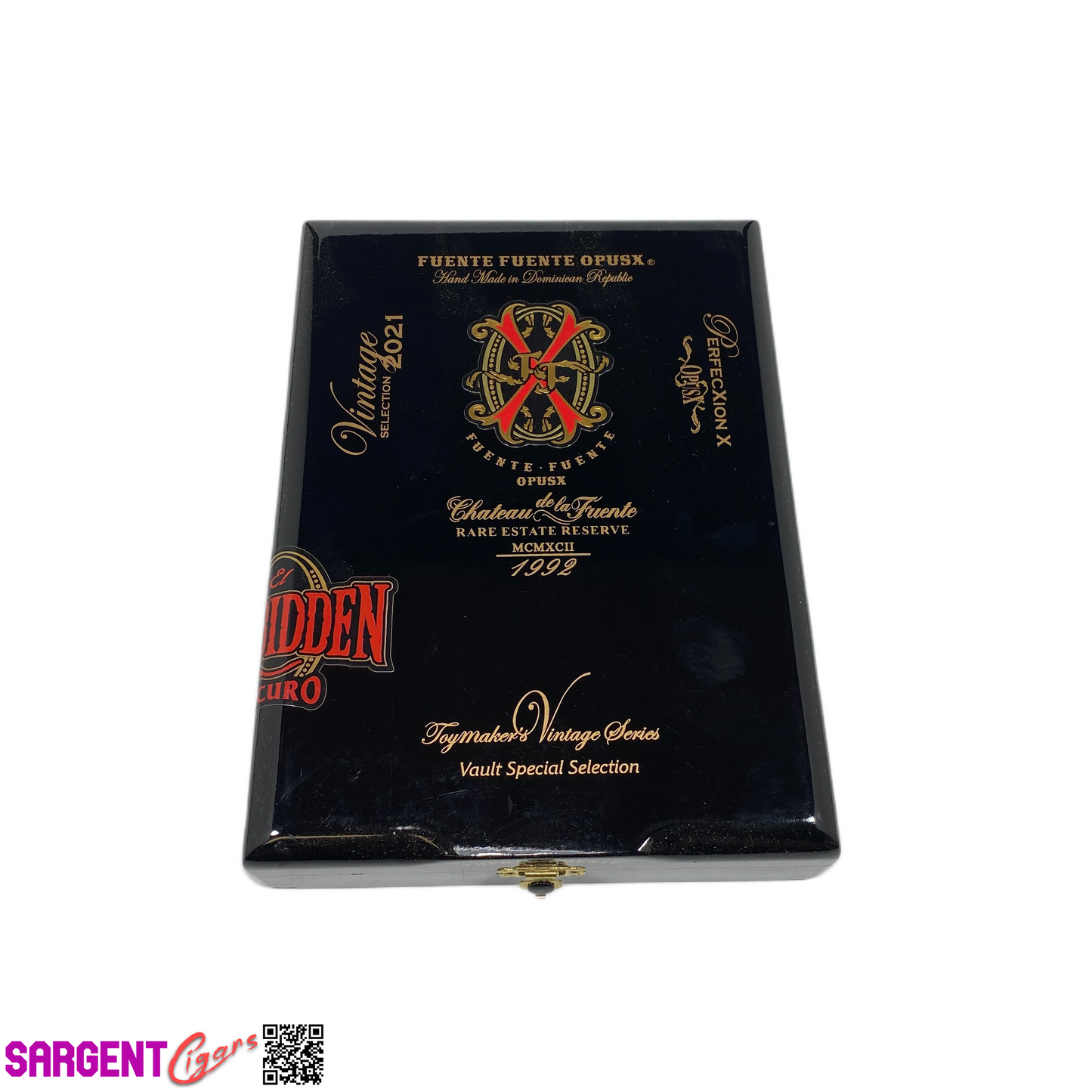 Arturo Fuente Opus X Forbidden Perfection X Empty Wooden Cigar Box 6.5x9x2