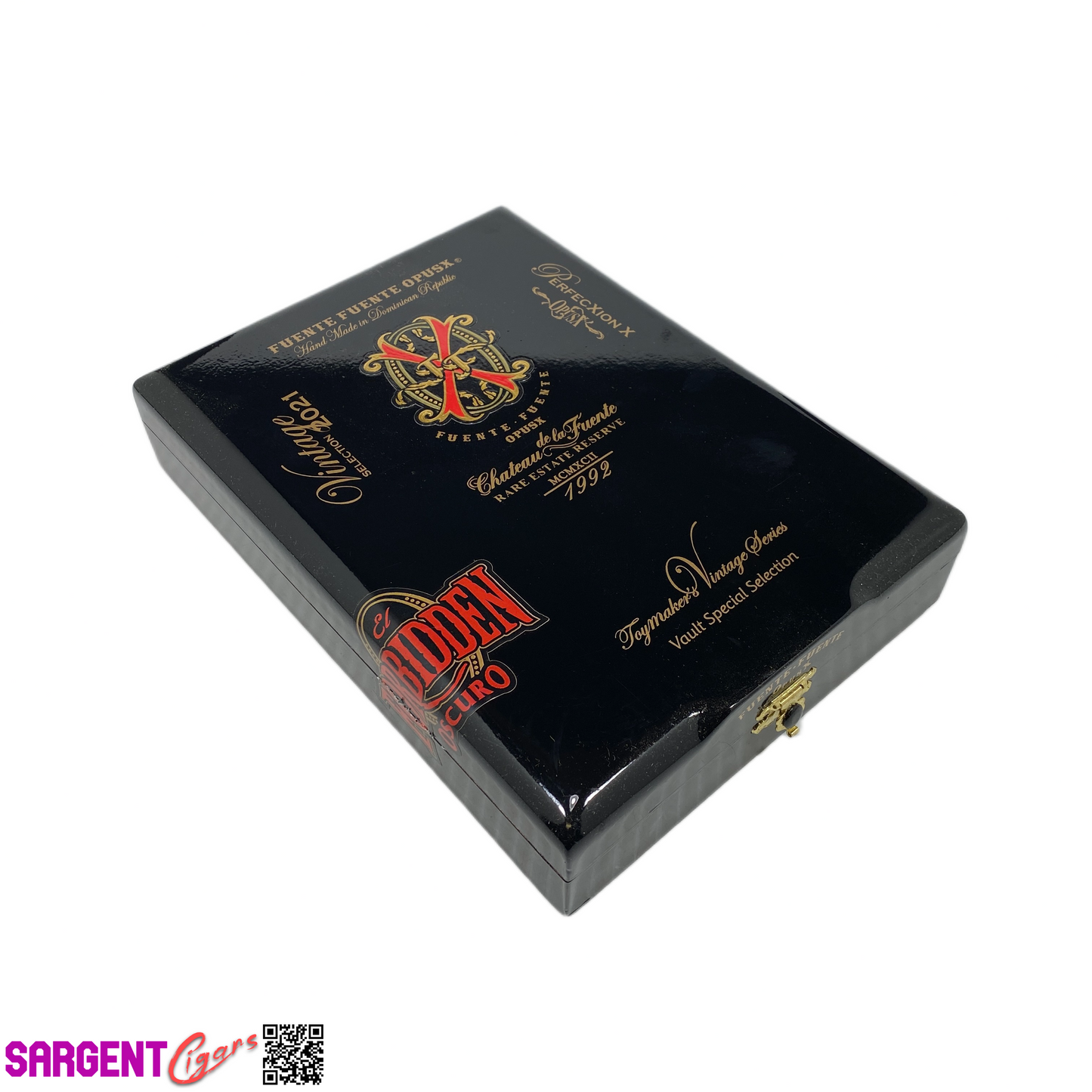 Arturo Fuente Opus X Forbidden Perfection X Empty Wooden Cigar Box 6.5x9x2