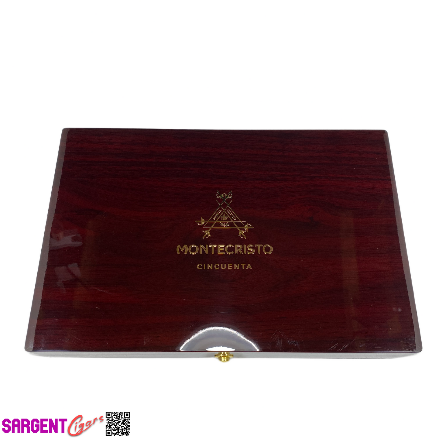 Montecristo Cincuenta Empty Wooden Cigar Box 11.5x7.75x1.75