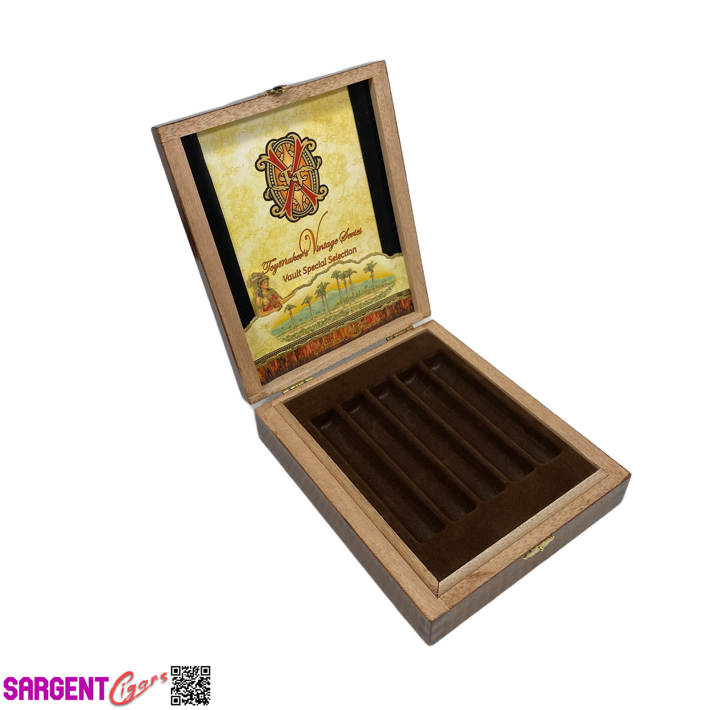 Arturo Fuente Opus X Belicoso XXX Empty Wooden Cigar Box 6.5x7.5x2
