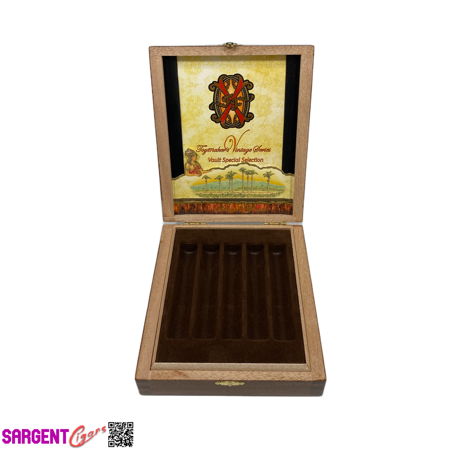 Arturo Fuente Opus X Belicoso XXX Empty Wooden Cigar Box 6.5x7.5x2