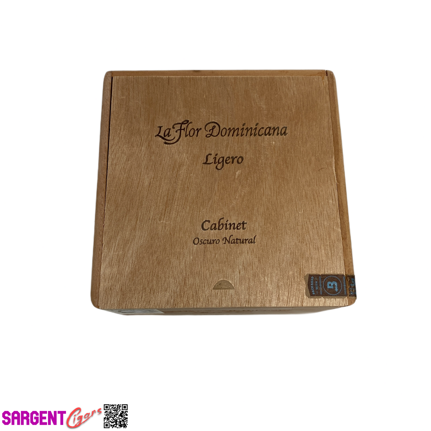 LFD Ligero L500 Empty Wooden Cigar Box 6.5x6.5x4.5