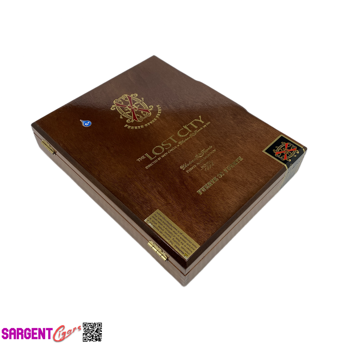 Arturo Fuente Lost City Piramide Empty Wooden Cigar Box 10.5x8.25x2.25