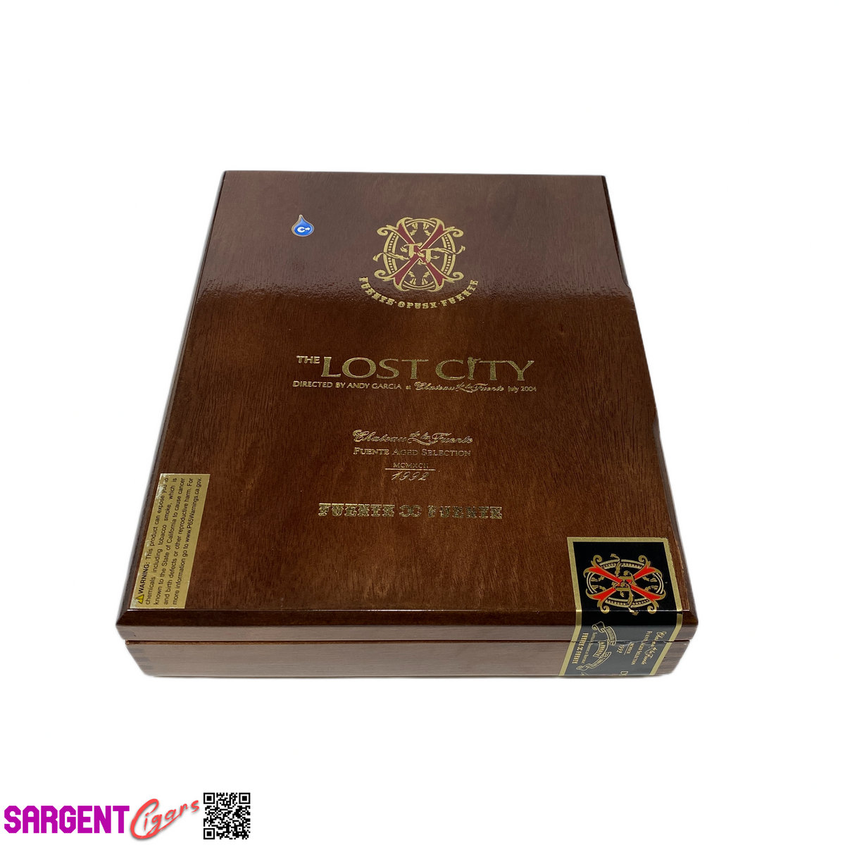 Arturo Fuente Lost City Piramide Empty Wooden Cigar Box 10.5x8.25x2.25