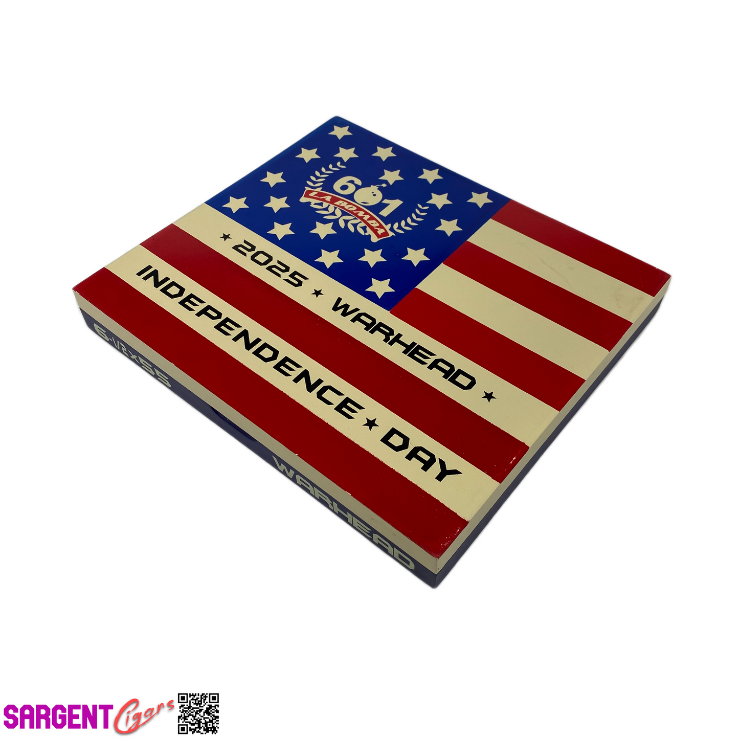 Espinosa Warhead 2025 Empty Wooden Cigar Box 8.5x7.5x1
