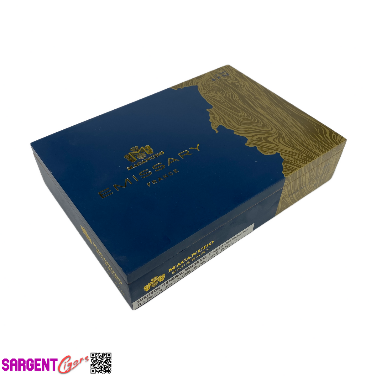 Macanudo Emissary Toro Empty Wooden Cigar Box 10x7x2.25