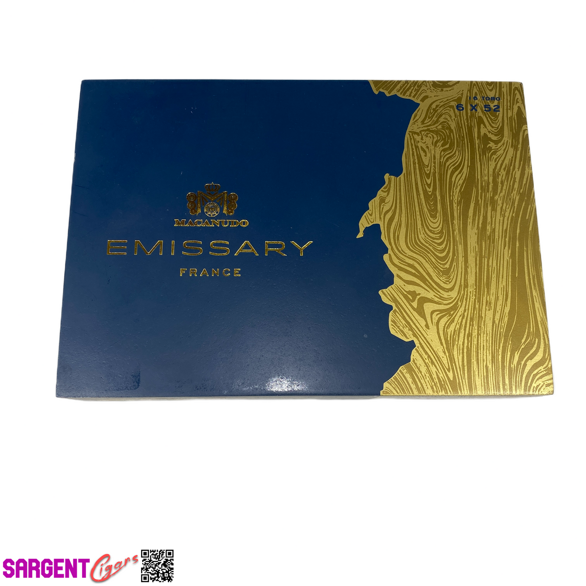 Macanudo Emissary Toro Empty Wooden Cigar Box 10x7x2.25
