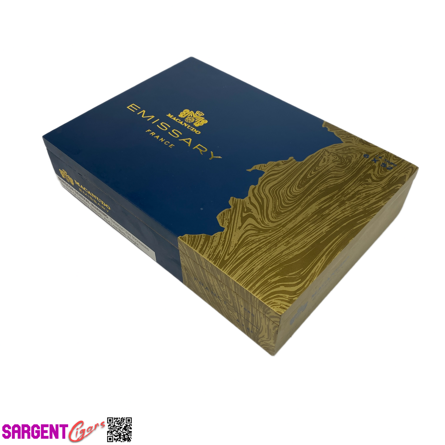 Macanudo Emissary Toro Empty Wooden Cigar Box 10x7x2.25