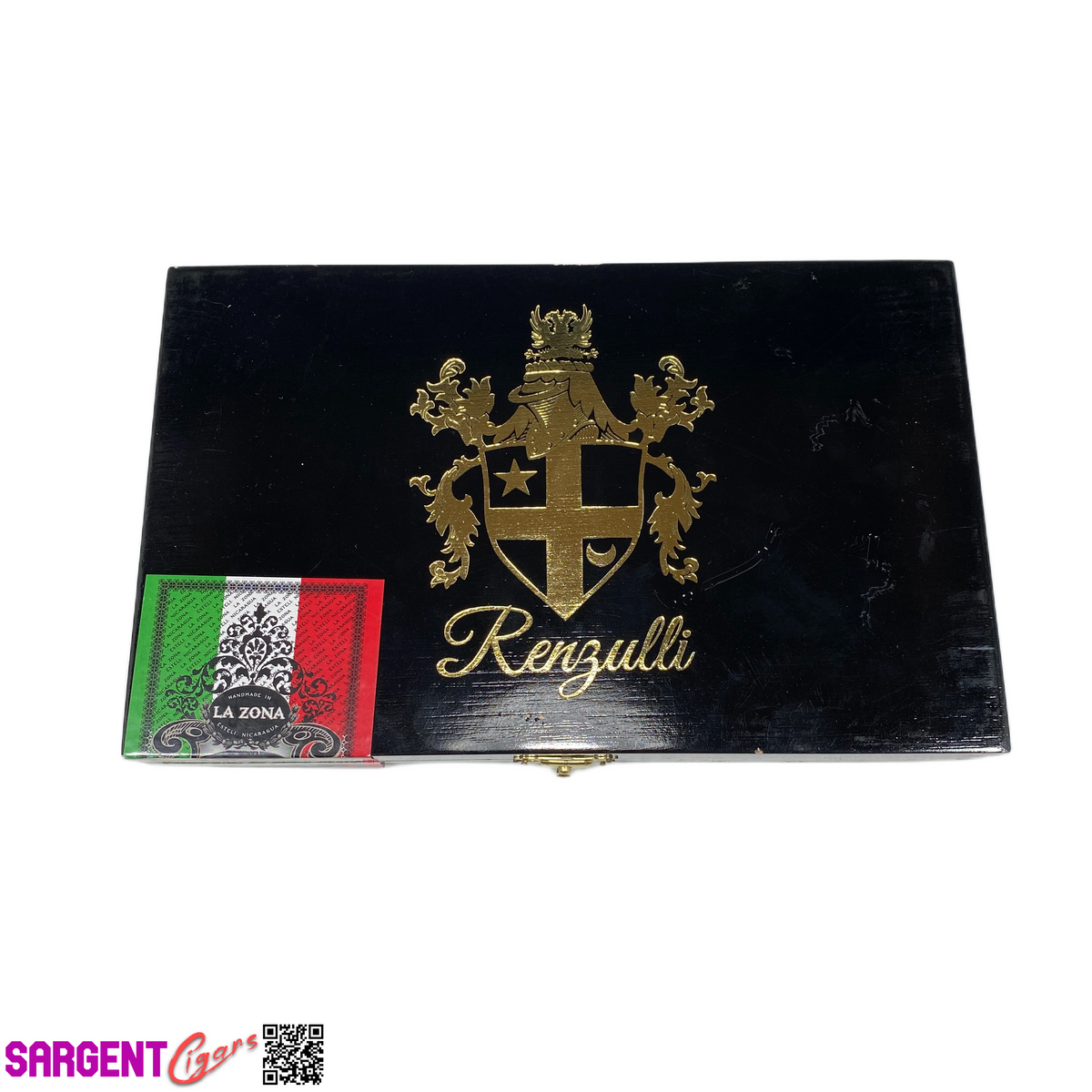 Renzulli Empty Wooden Cigar Box 8x5x1