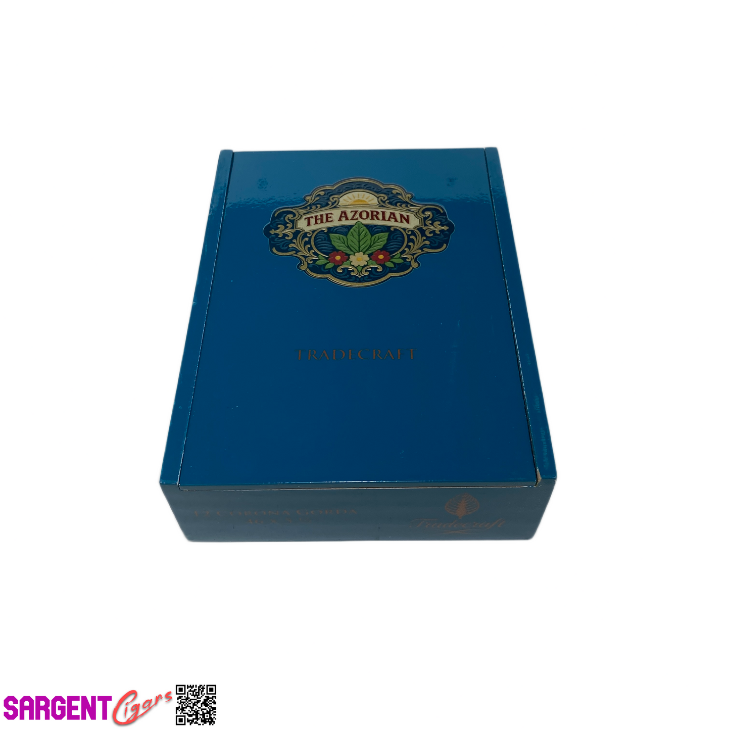 Tradecraft The Azorian Corona Gorda Empty Wooden Cigar Box 5x6.5x1.75