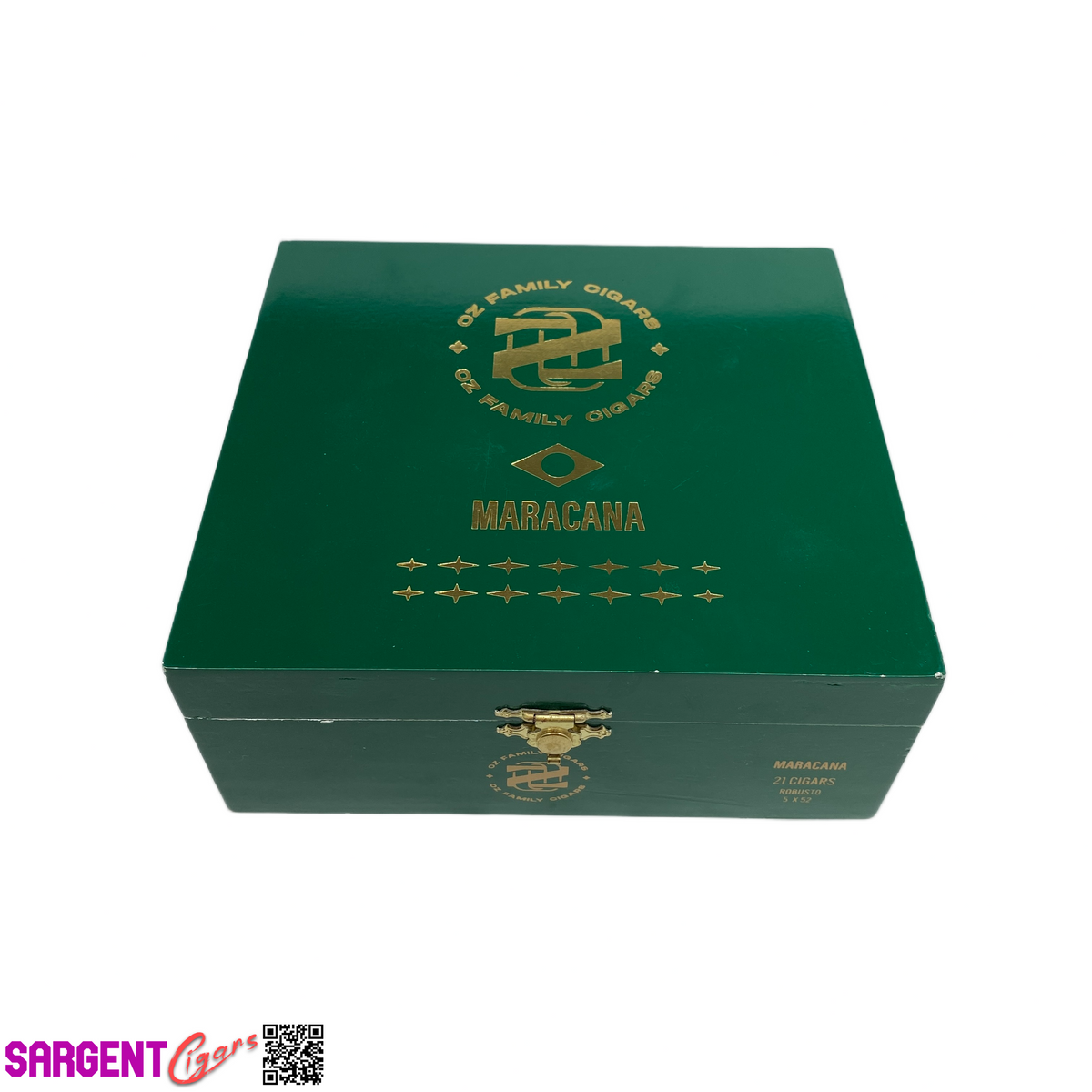 Ozgener Maracana Robusto Empty Wooden Cigar Box 6.5x6x2.75