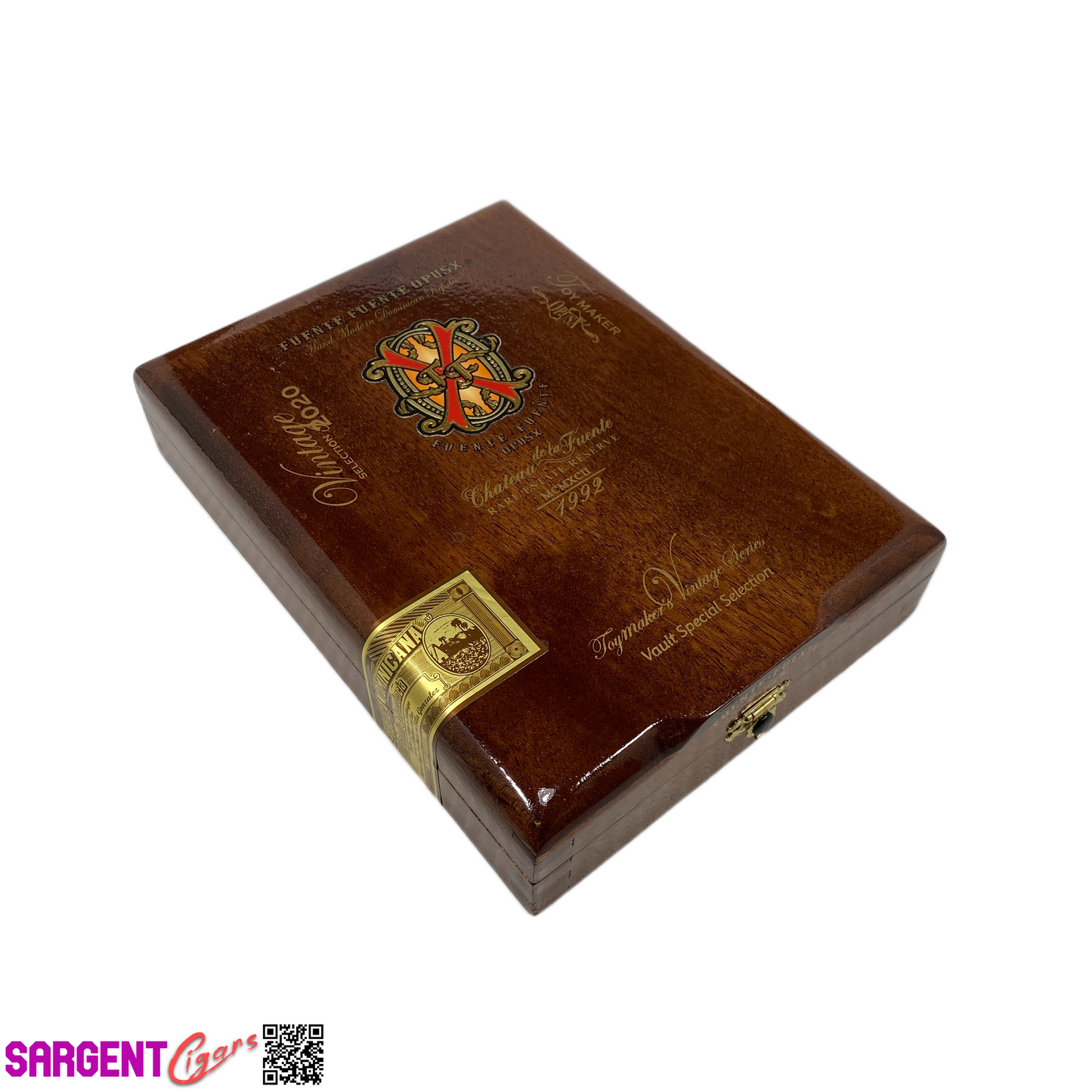 Arturo Fuente Opus X Toy Maker Empty Wooden Cigar Box 6.5x9x2