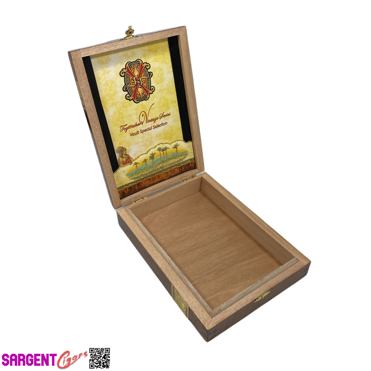 Arturo Fuente Opus X Toy Maker Empty Wooden Cigar Box 6.5x9x2