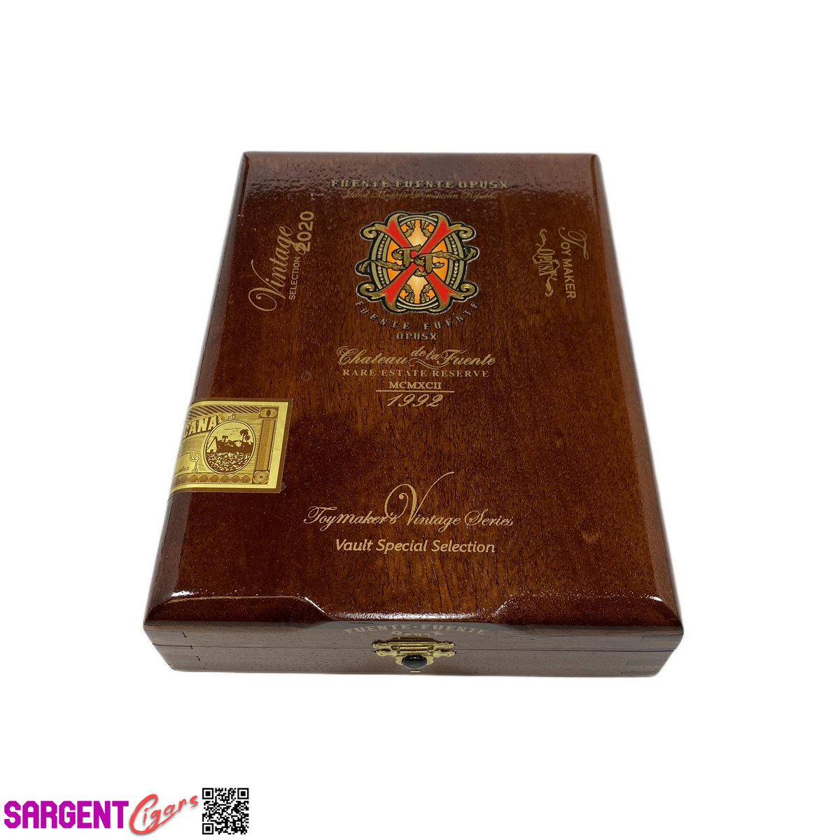 Arturo Fuente Opus X Toy Maker Empty Wooden Cigar Box 6.5x9x2