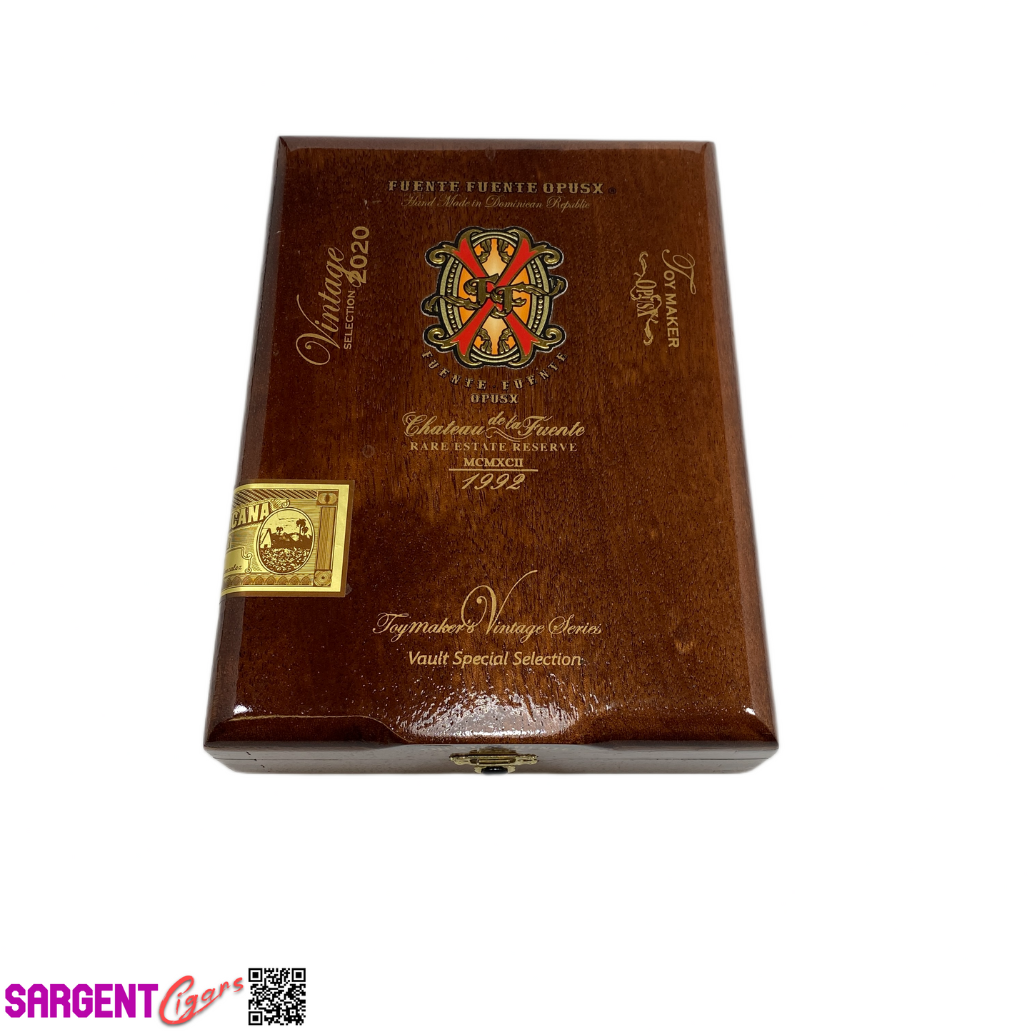 Arturo Fuente Opus X Toy Maker Empty Wooden Cigar Box 6.5x9x2
