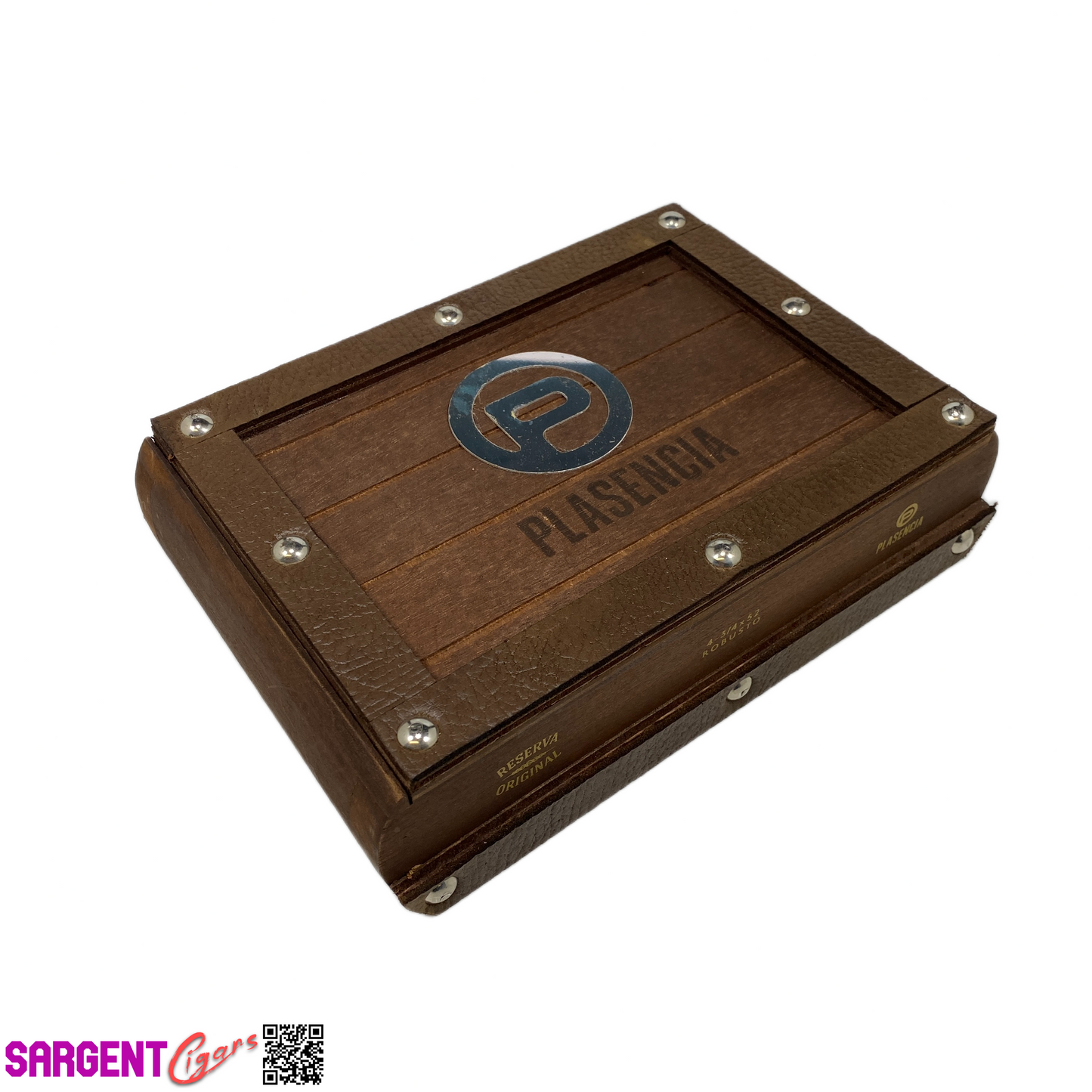 Plasencia Reserva Robusto Empty Wooden Cigar Box 9.25x6x2.5 (1)