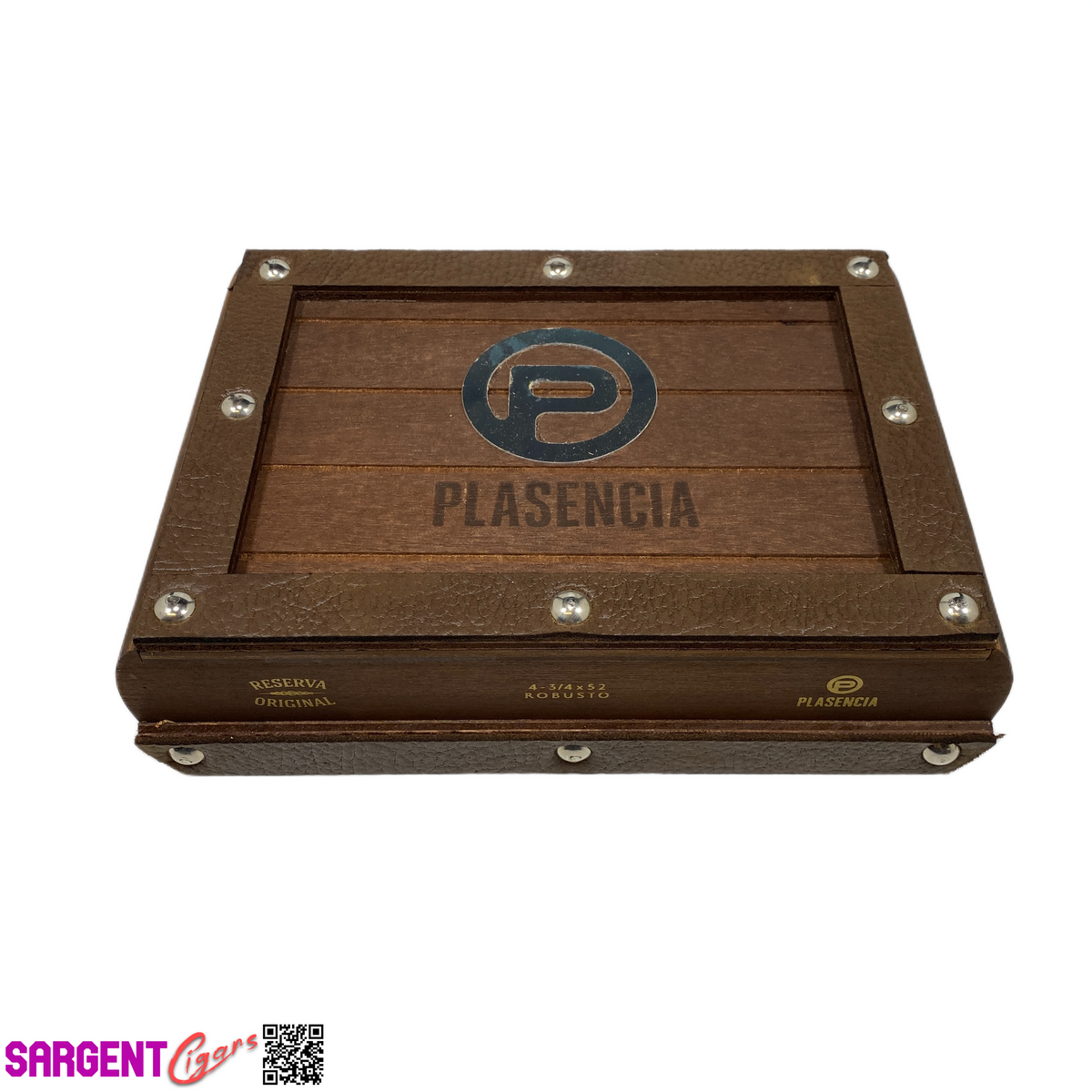 Plasencia Reserva Robusto Empty Wooden Cigar Box 9.25x6x2.5 (1)